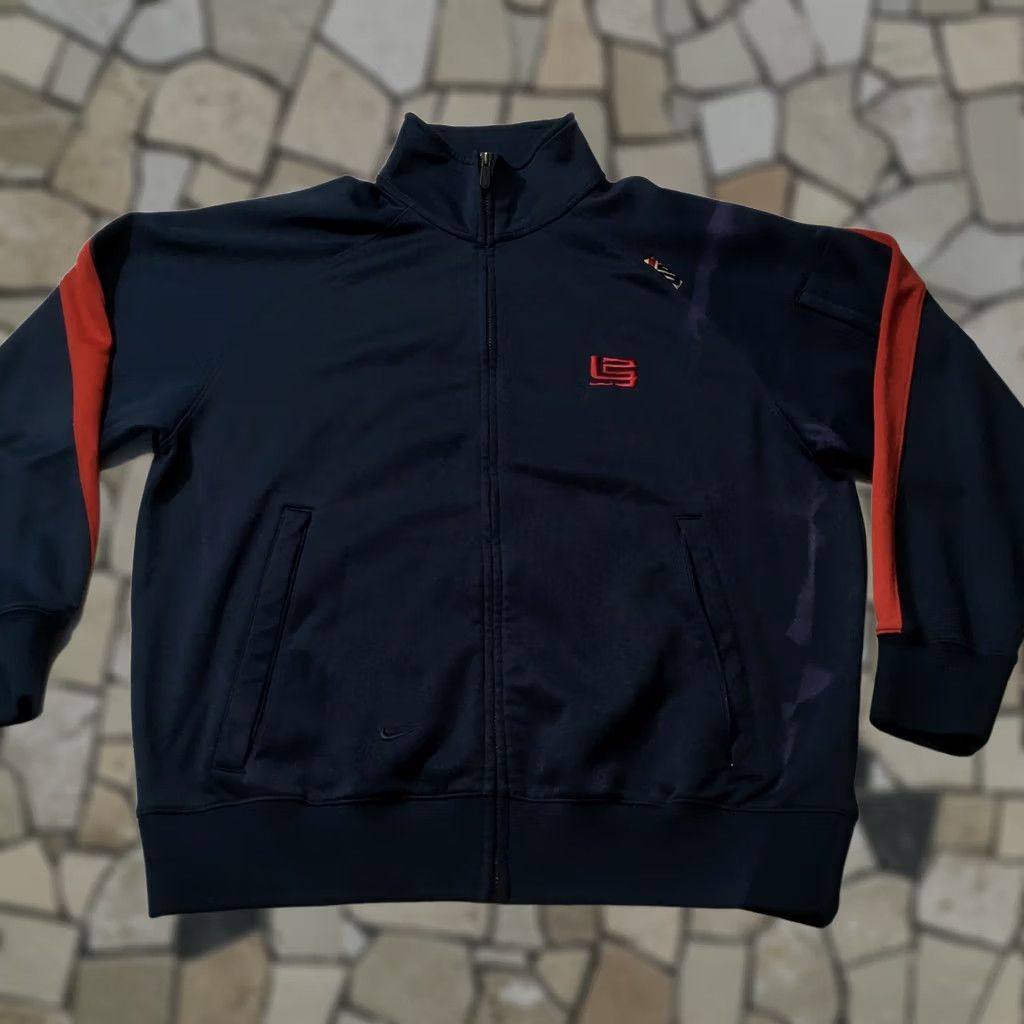 Nike Nike Lebron James Warm-Up Track Jacket XL Men’s Blue Vintage Full Zip Size US XL / EU 56 / 4 - 1 Thumbnail