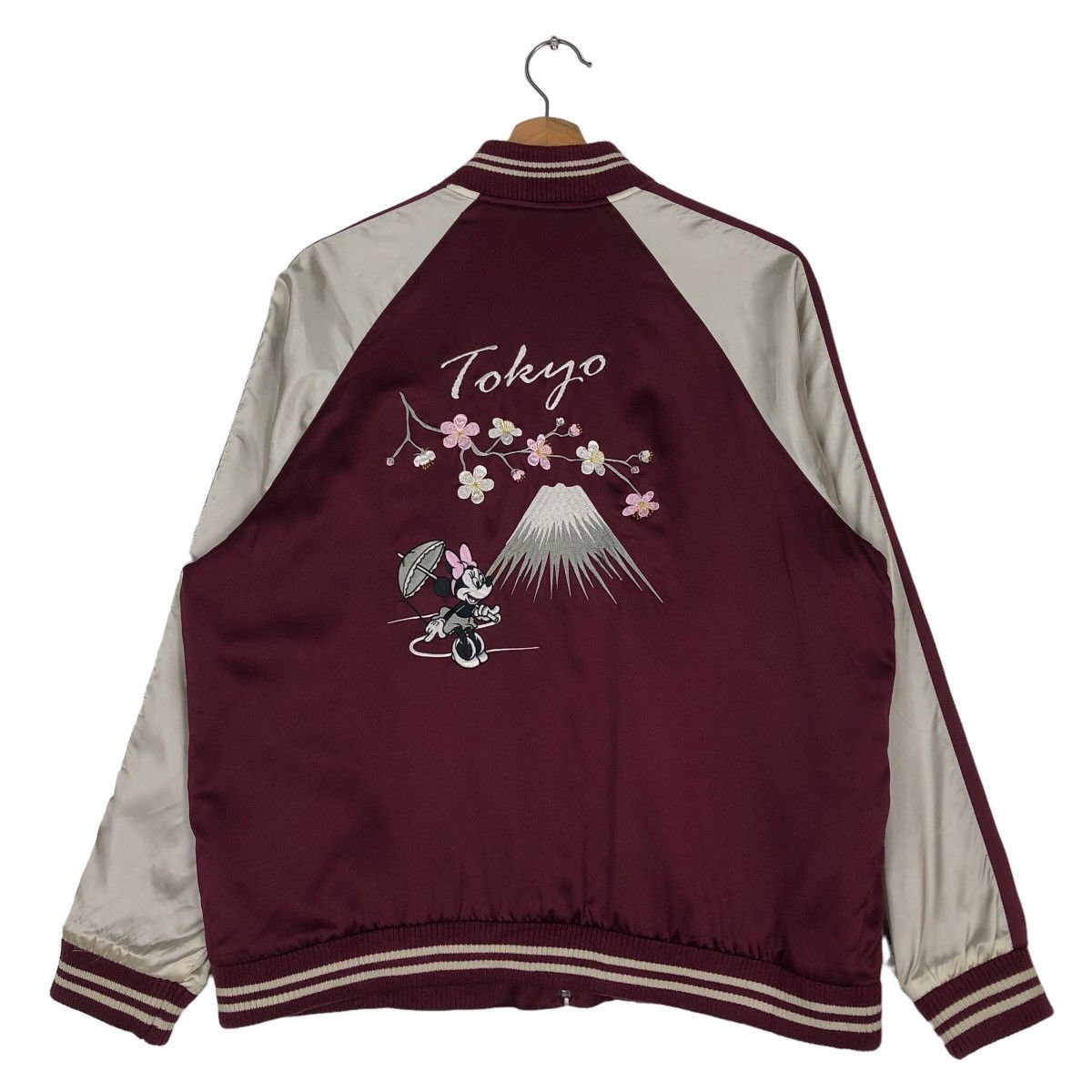 Japanese Brand 🔥Vintage Bomber Sukajan Jacket Disney Uniqlo Big Logo Size US XL / EU 56 / 4 - 1 Thumbnail