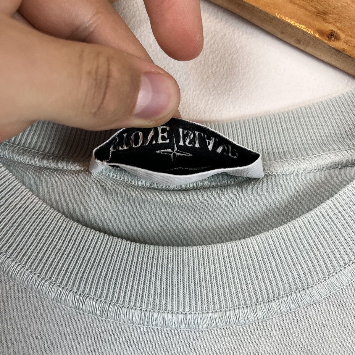 Massimo Osti Stone Island Patch Program T-shirt Mint Green Vintage Casual Size US S / EU 44-46 / 1 - 8 Thumbnail
