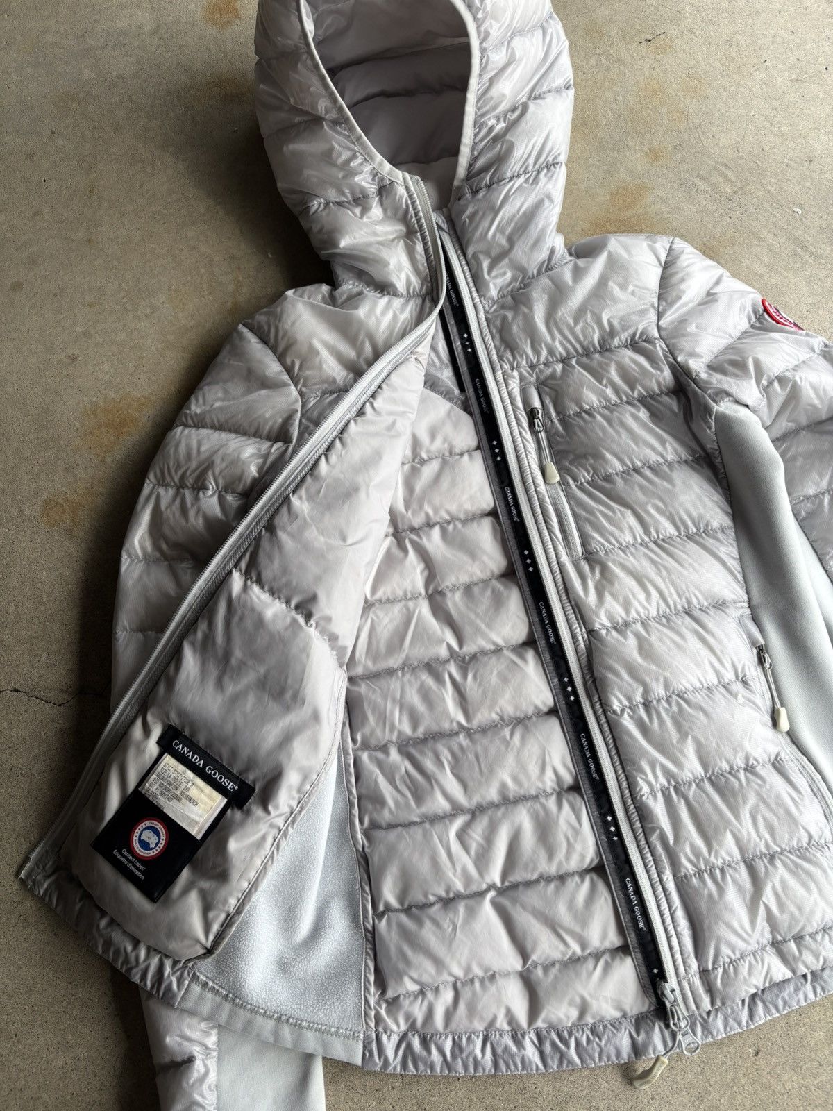 Canada Goose × Vintage Crazy Canada Goose Hybridge Lite Lightweight Puffer Jacket Size XXS / US 00 / IT 34 - 8 Thumbnail