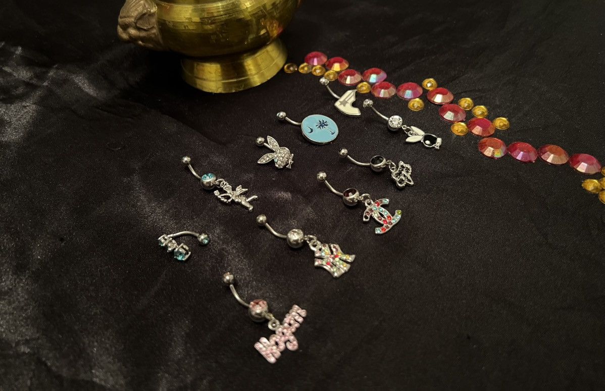 Other 10 Piece Belly Button Rings Size ONE SIZE - 6 Thumbnail