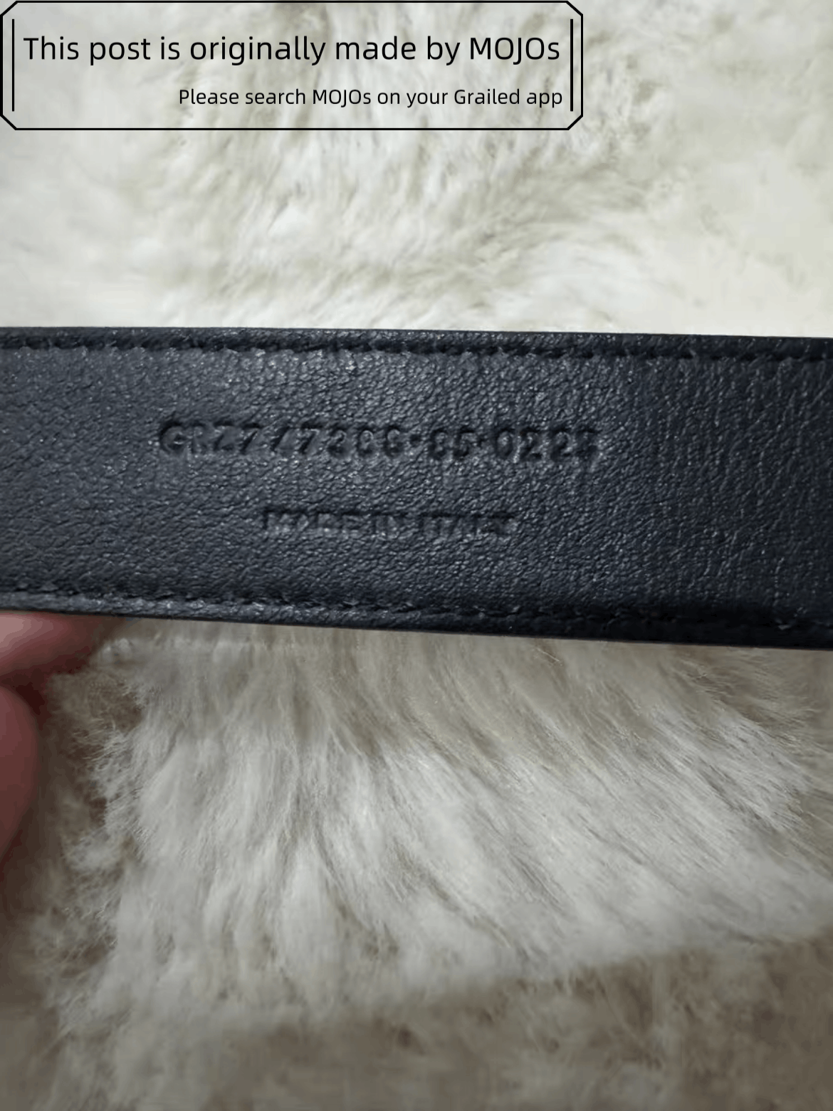 Saint Laurent Paris Sz 85 Saint Laurent Paris Leather Patterned Belt Mojos Size ONE SIZE - 4 Thumbnail