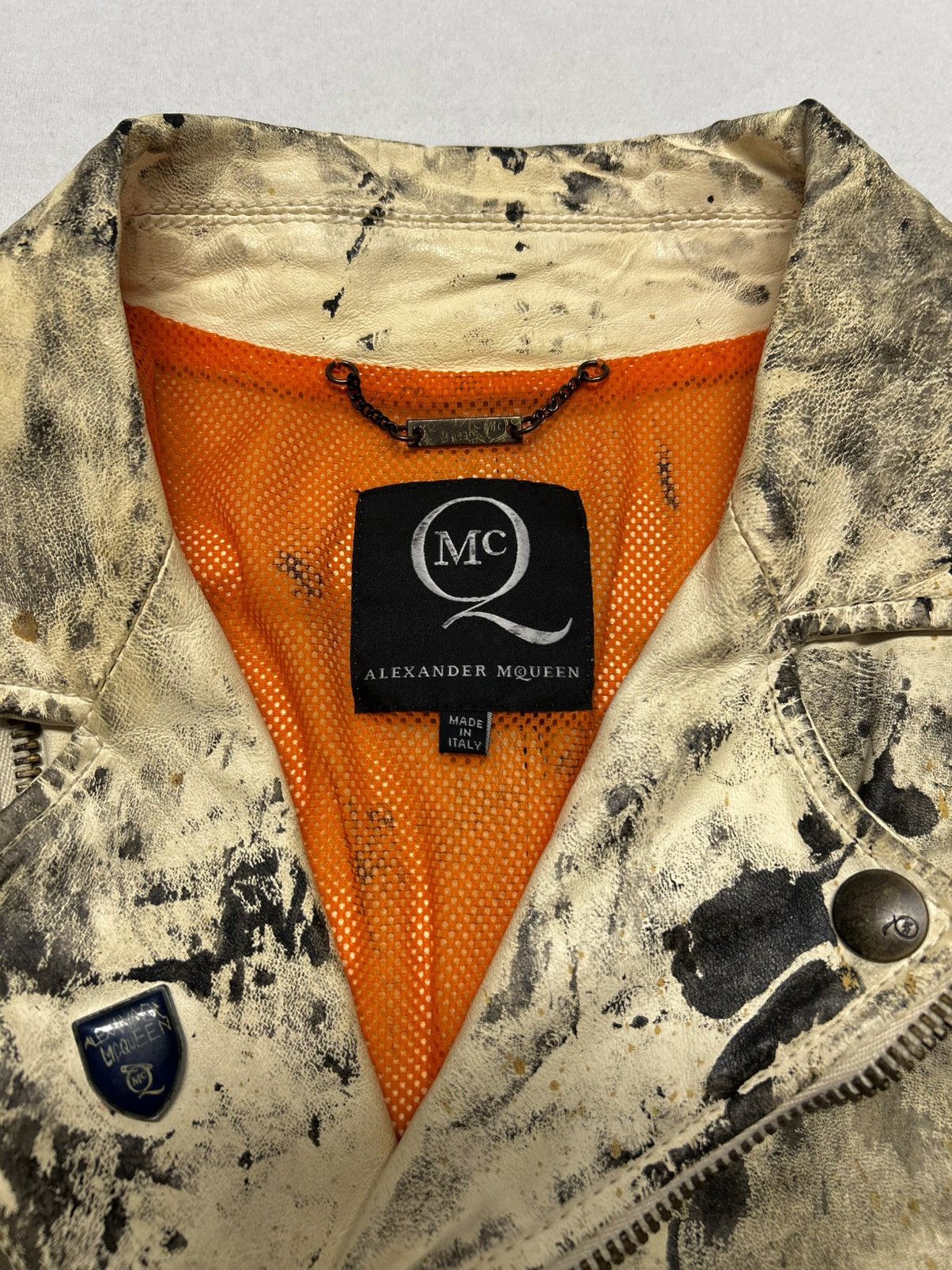 Alexander McQueen Alexander McQueen SS2011 Leather Biker Jacket Reworked Size US M / EU 48-50 / 2 - 3 Thumbnail