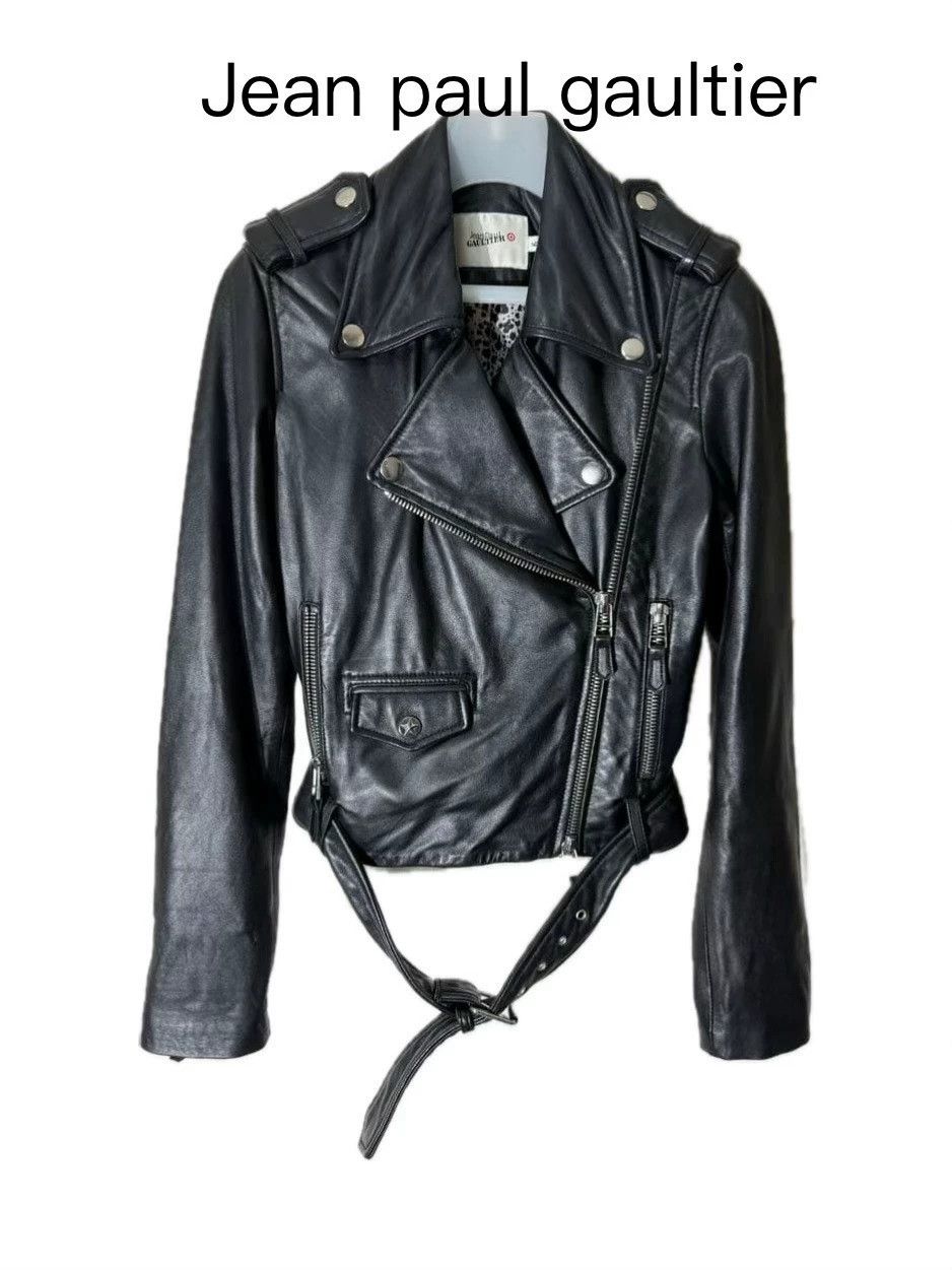 Jean Paul Gaultier Jean Paul Gaultier Leather Motorcycle Jacket Size M / US 6-8 / IT 42-44 - 1 Thumbnail