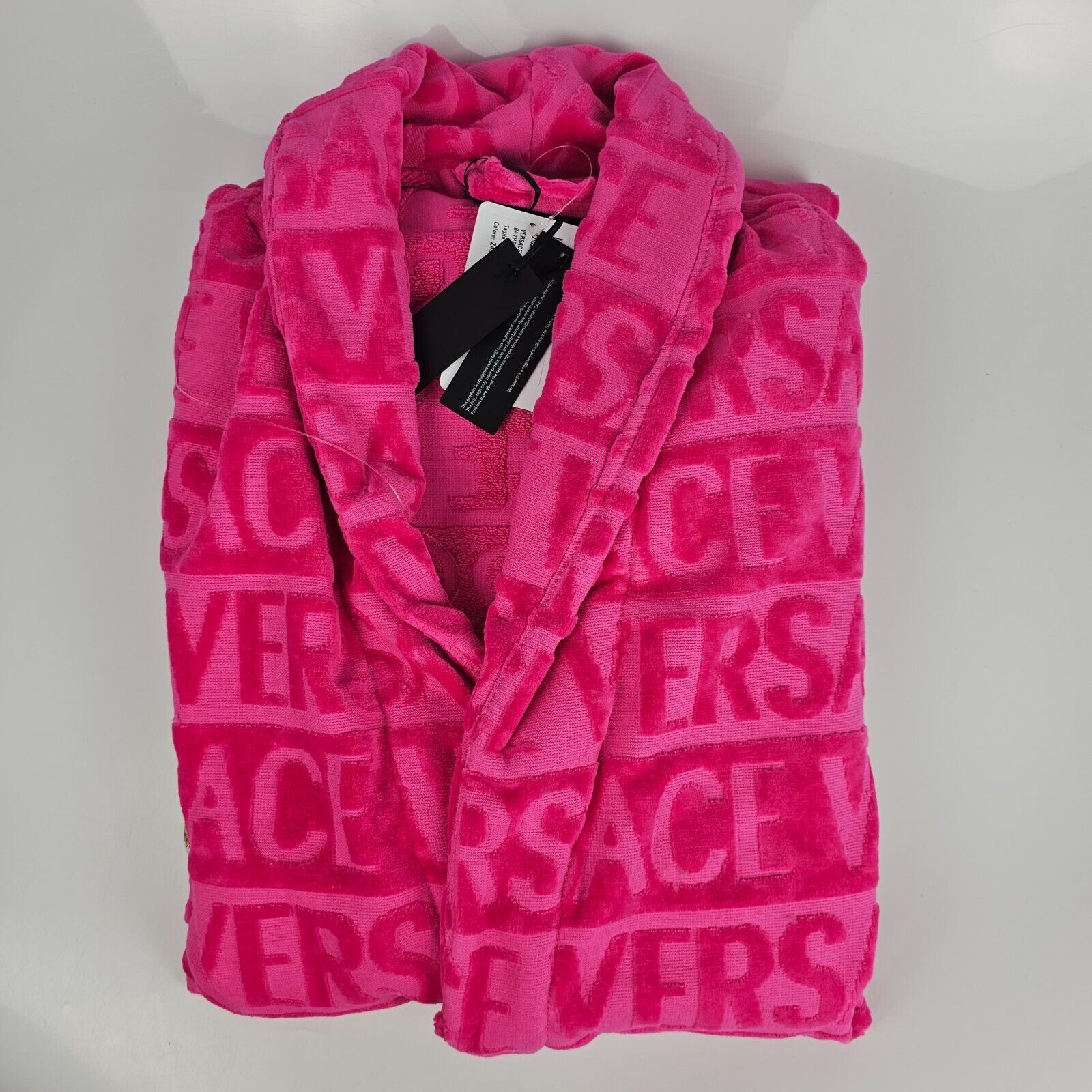 Versace Versace Baroque Print Pink Long Bathrobe New M Size US M / EU 48-50 / 2 - 9 Thumbnail