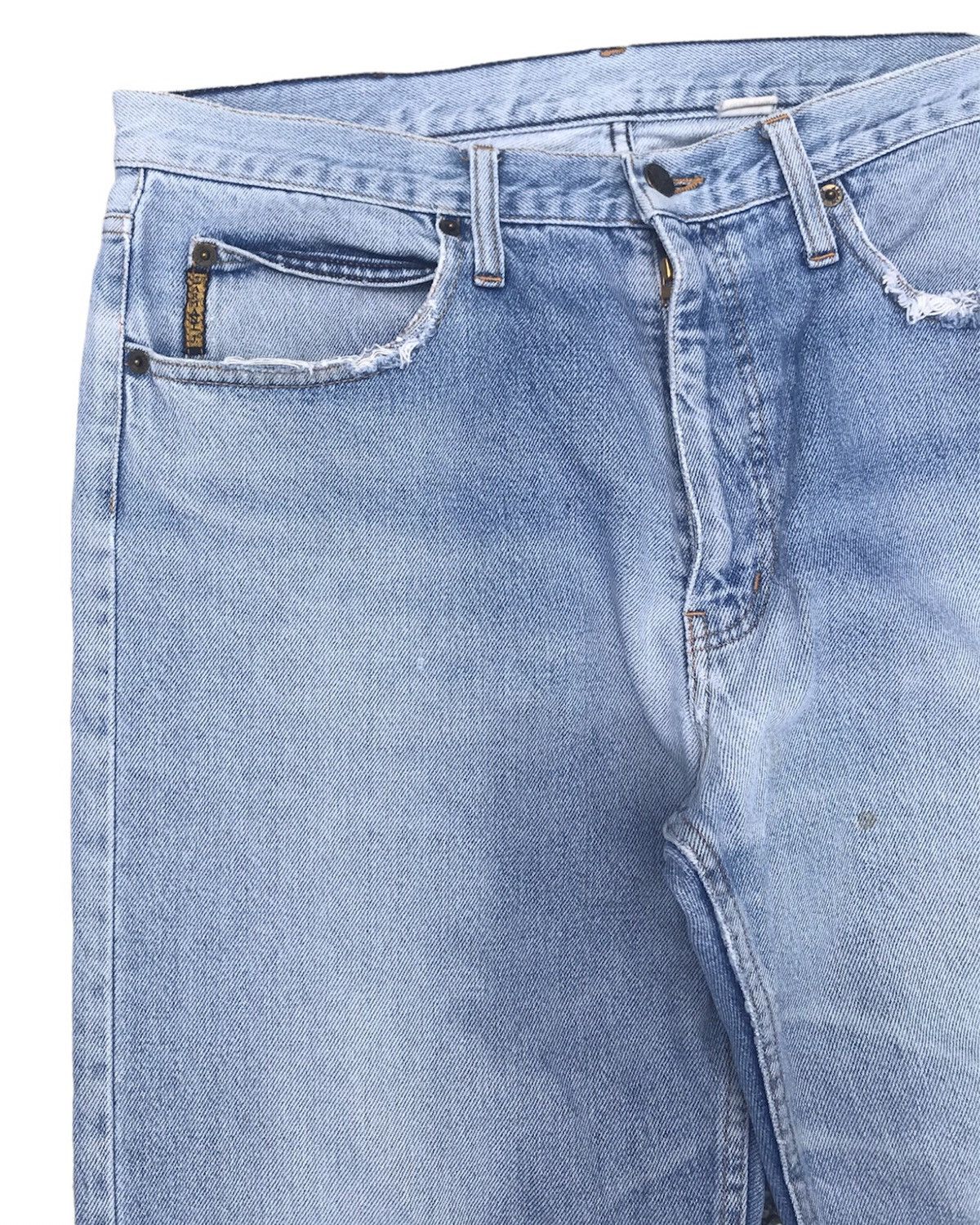 Armani × Giorgio Armani × Vintage Vintage Distressed Armani Jeans Made in Italy Denim Size US 34 / EU 50 - 3 Thumbnail