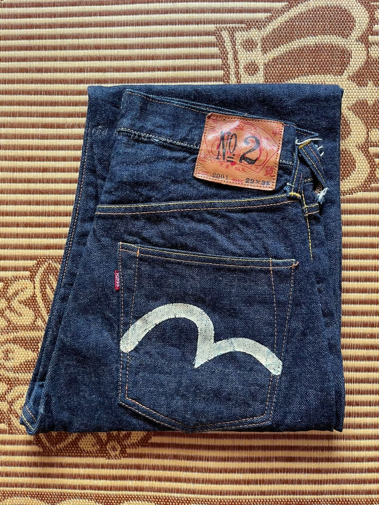 Evisu Evisu No.2 2001 Tiger Ear Japanese Flag Jeans Size US 30 / EU 46 - 1 Thumbnail