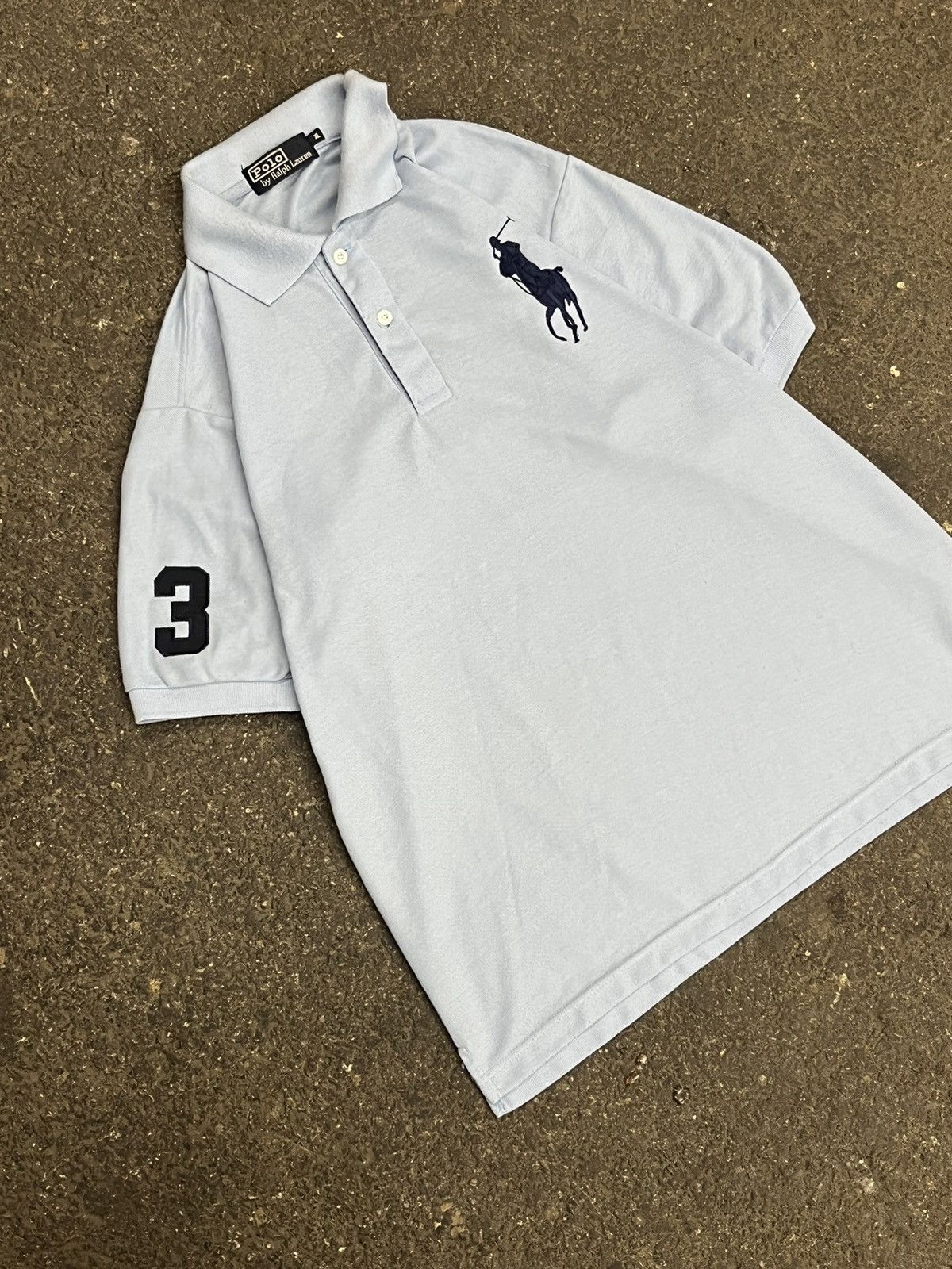 Polo Ralph Lauren × Vintage × Vision Streetwear Polo Ralph Lauren big pony vintage number polo hype rare Size US XL / EU 56 / 4 - 2 Thumbnail