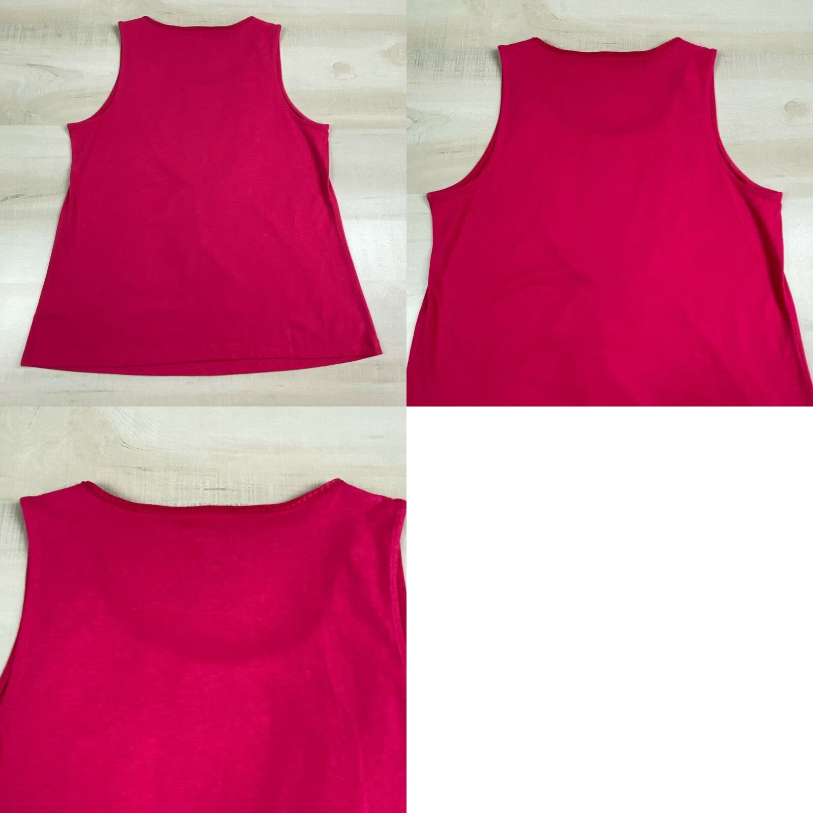 Vintage Chicos Womens Pink Tank Top Small Embellished Bodice Sleeveless Shirt Soft Cotton Size S / US 4 / IT 40 - 8 Thumbnail