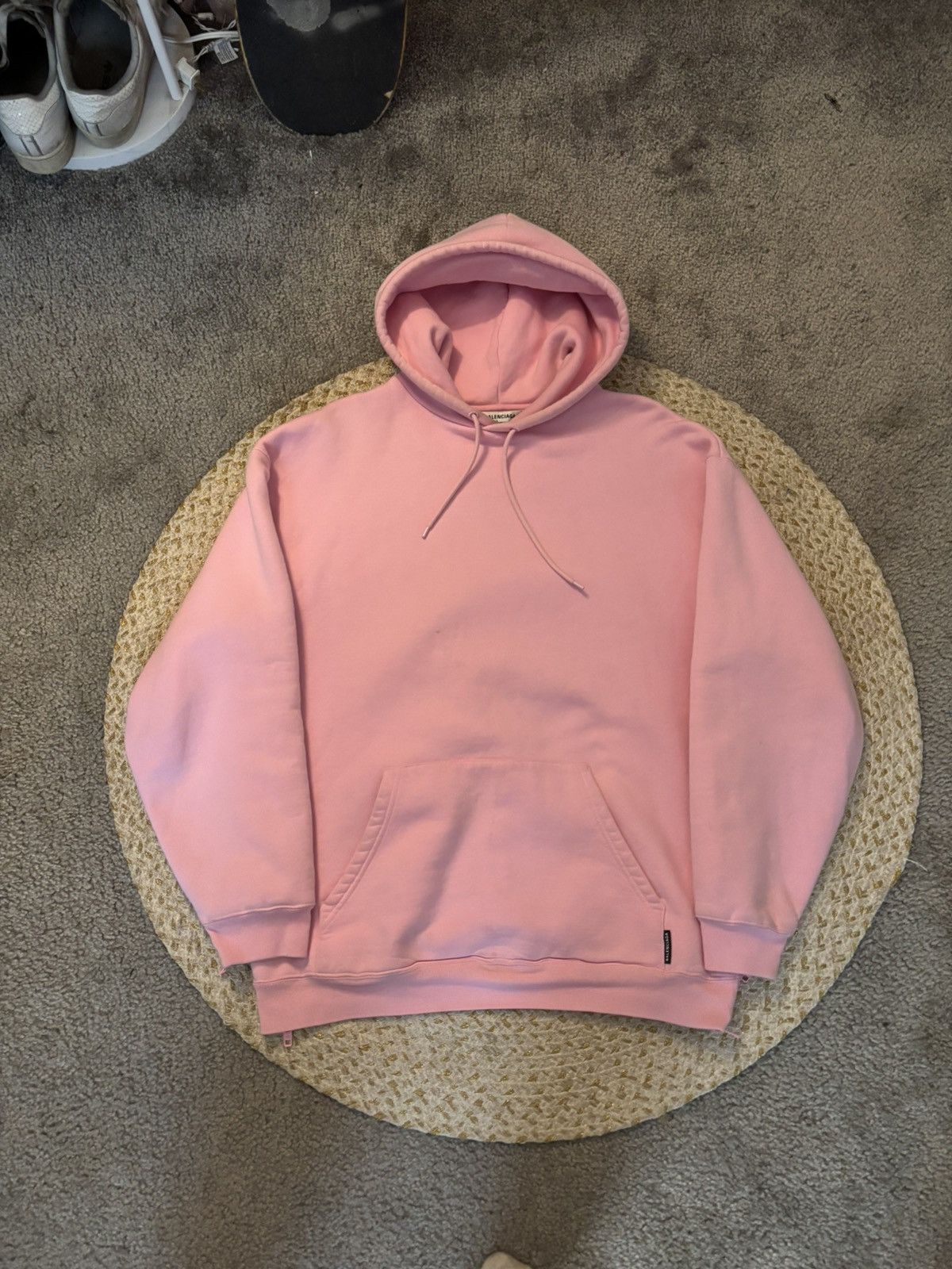 Balenciaga Pink balenciaga hoodie Size US S / EU 44-46 / 1 - 1 Thumbnail