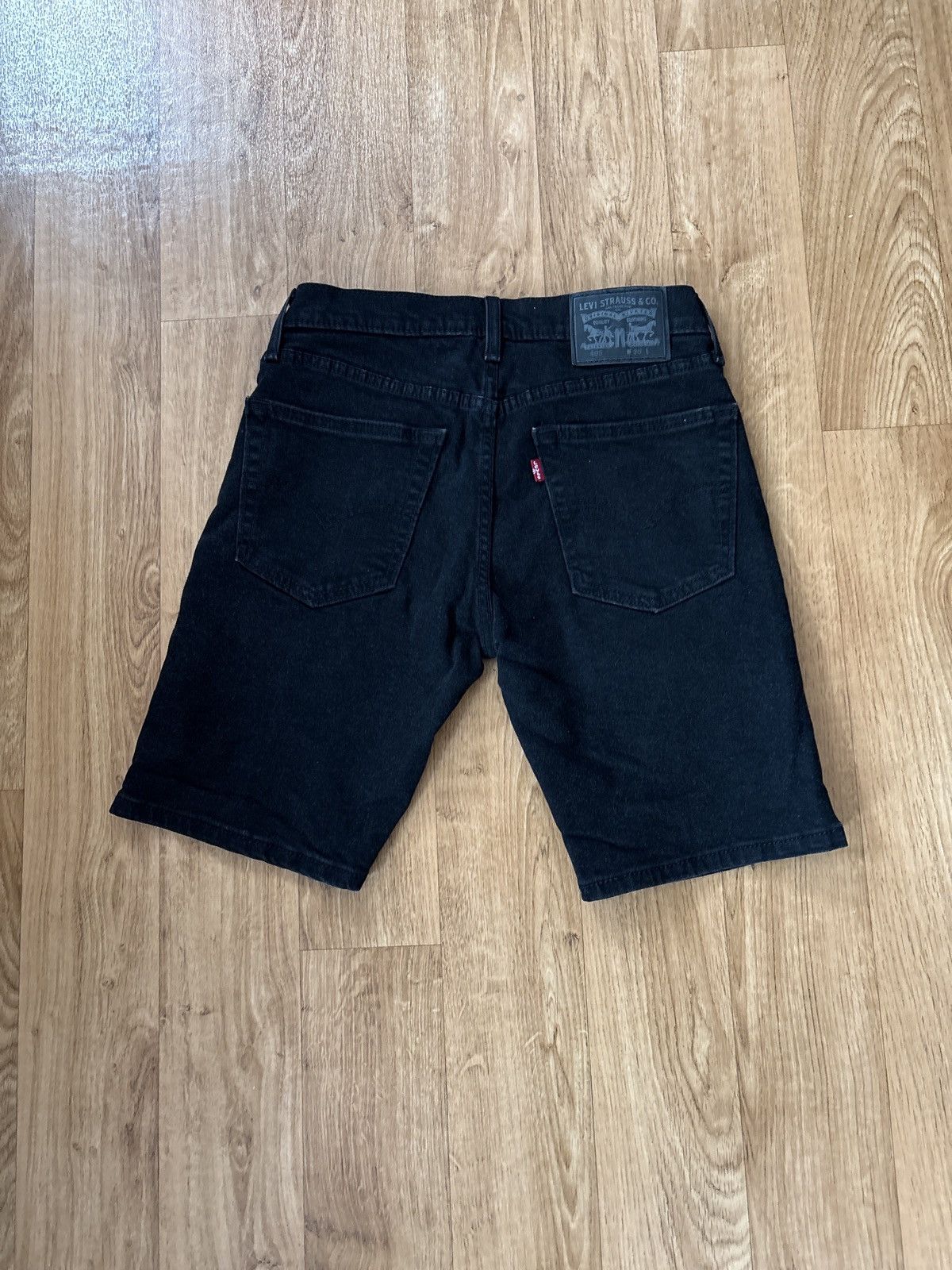 Levi's Levi’s Black Jean Shorts Size US 30 / EU 46 - 10 Thumbnail