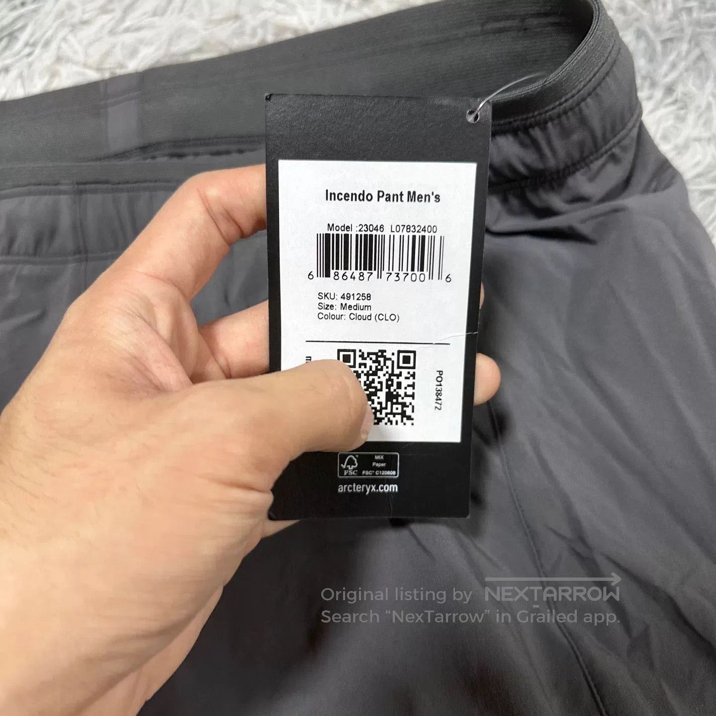 Arc'teryx arcteryx incendo pant gray lightweight new. Size US 32 / EU 48 - 3 Thumbnail