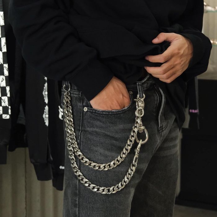 Chrome Hearts CHROME HEARTS WALLET CHAIN - FANCY LINK - CLIP | Grailed