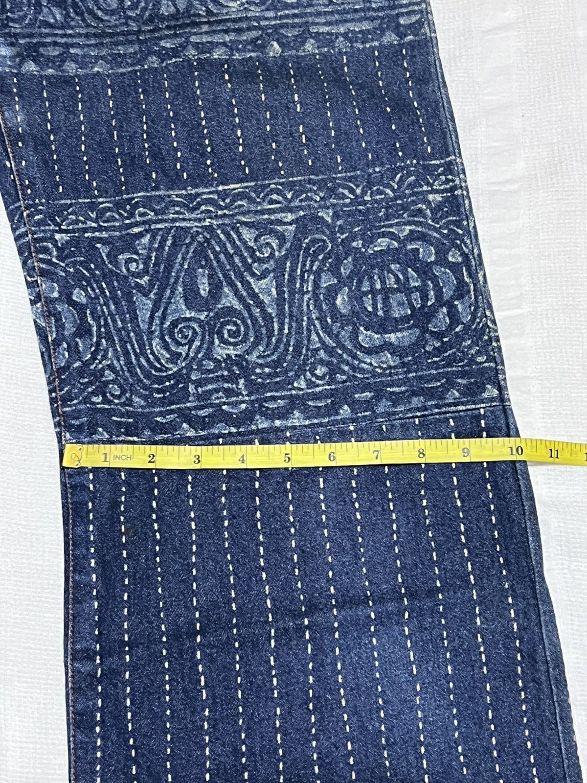 Jean Paul Gaultier 🔥HOT DROPS🔥JEAN PAUL GAULTIER DENIM FULLPRINT Size US 32 / EU 48 - 6 Thumbnail