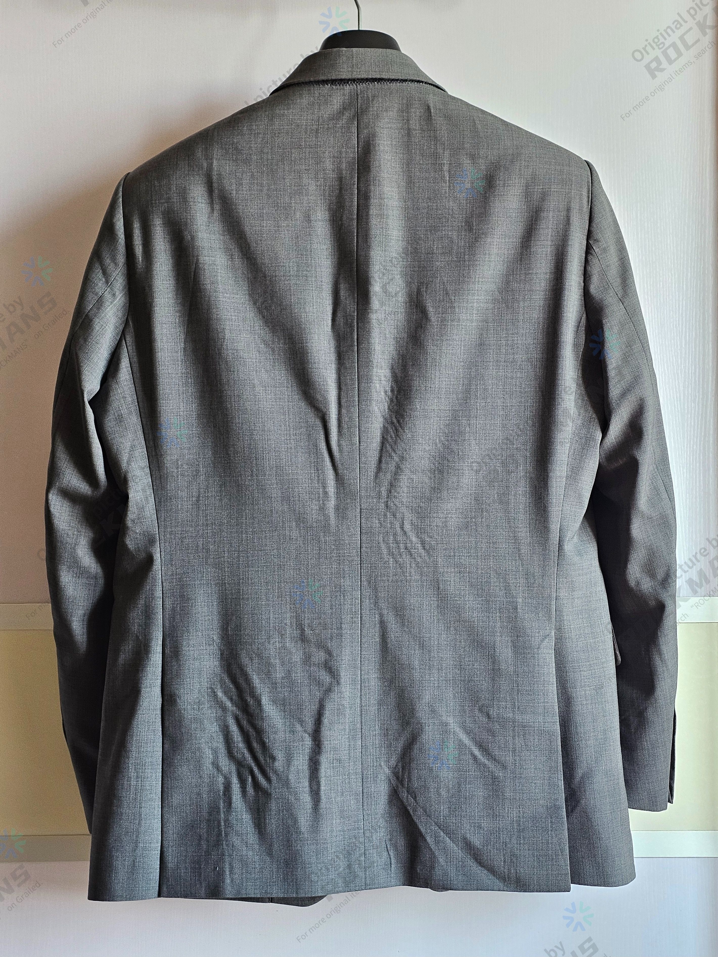 Prada Prada Mens Suit Gray Wool Jacket+Pant Size 50 like 48 Size 50R - 3 Thumbnail