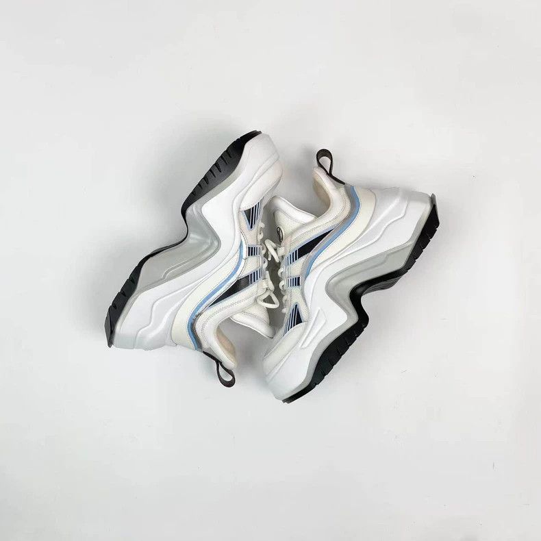 Louis Vuitton Louis Vuitton Archlight 2.0 Hot Blue and White Platform Da Size US 6 / IT 36 - 3 Thumbnail