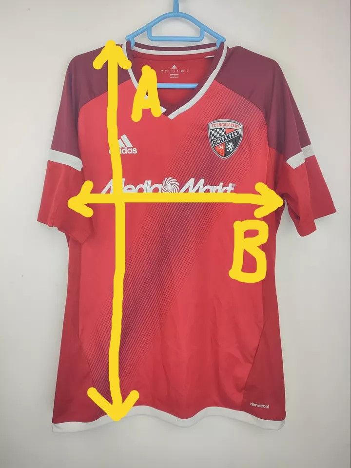 Adidas FC Ingolstadt 04 2016 - 2018 FOOTBALL Kit SHIRT SOCCER Size US M / EU 48-50 / 2 - 10 Thumbnail