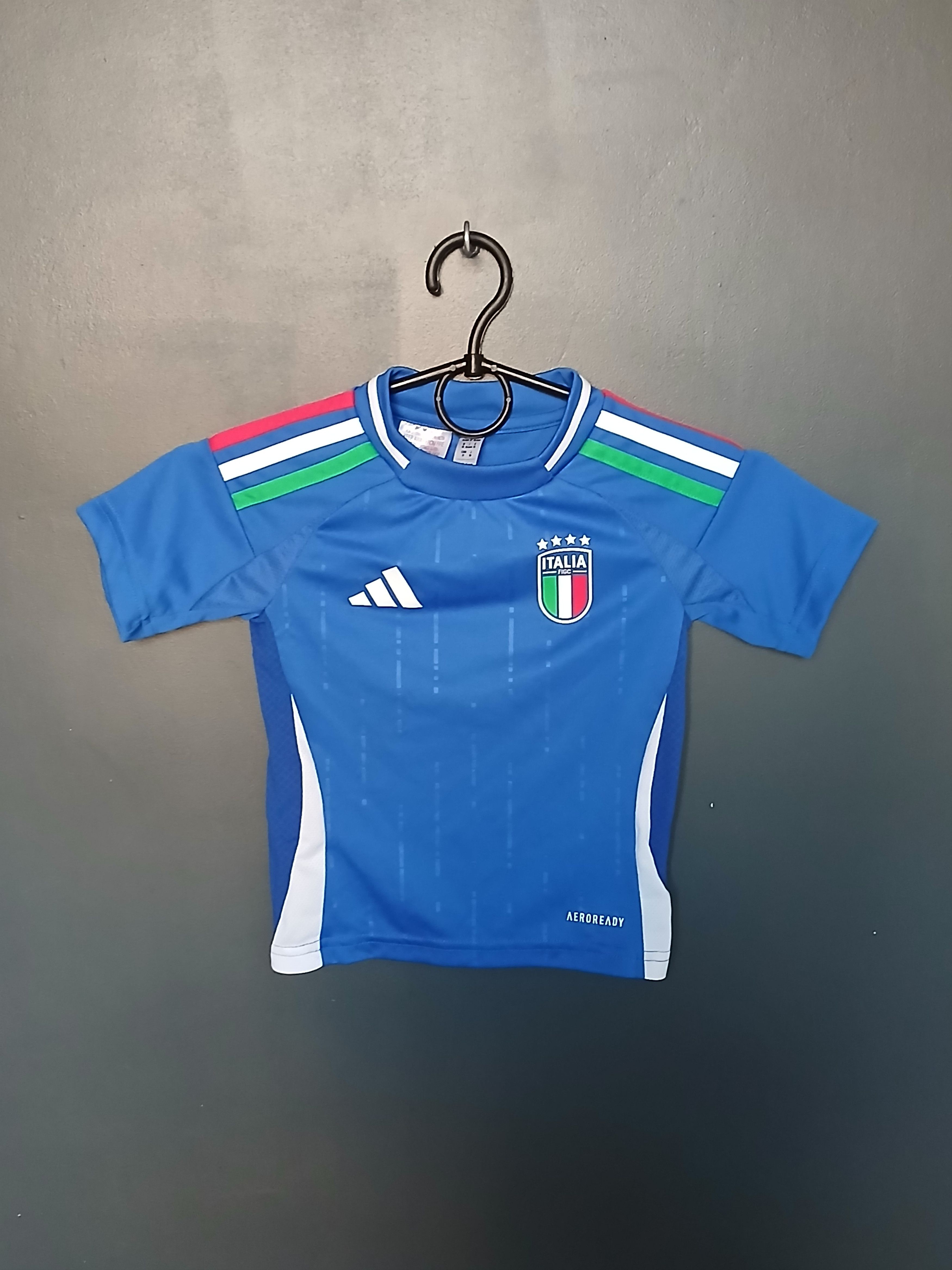 Adidas KIDS Italy National Team 24/25 Home Football Jersey T-Shirt Size US XXS / EU 40 - 1 Thumbnail