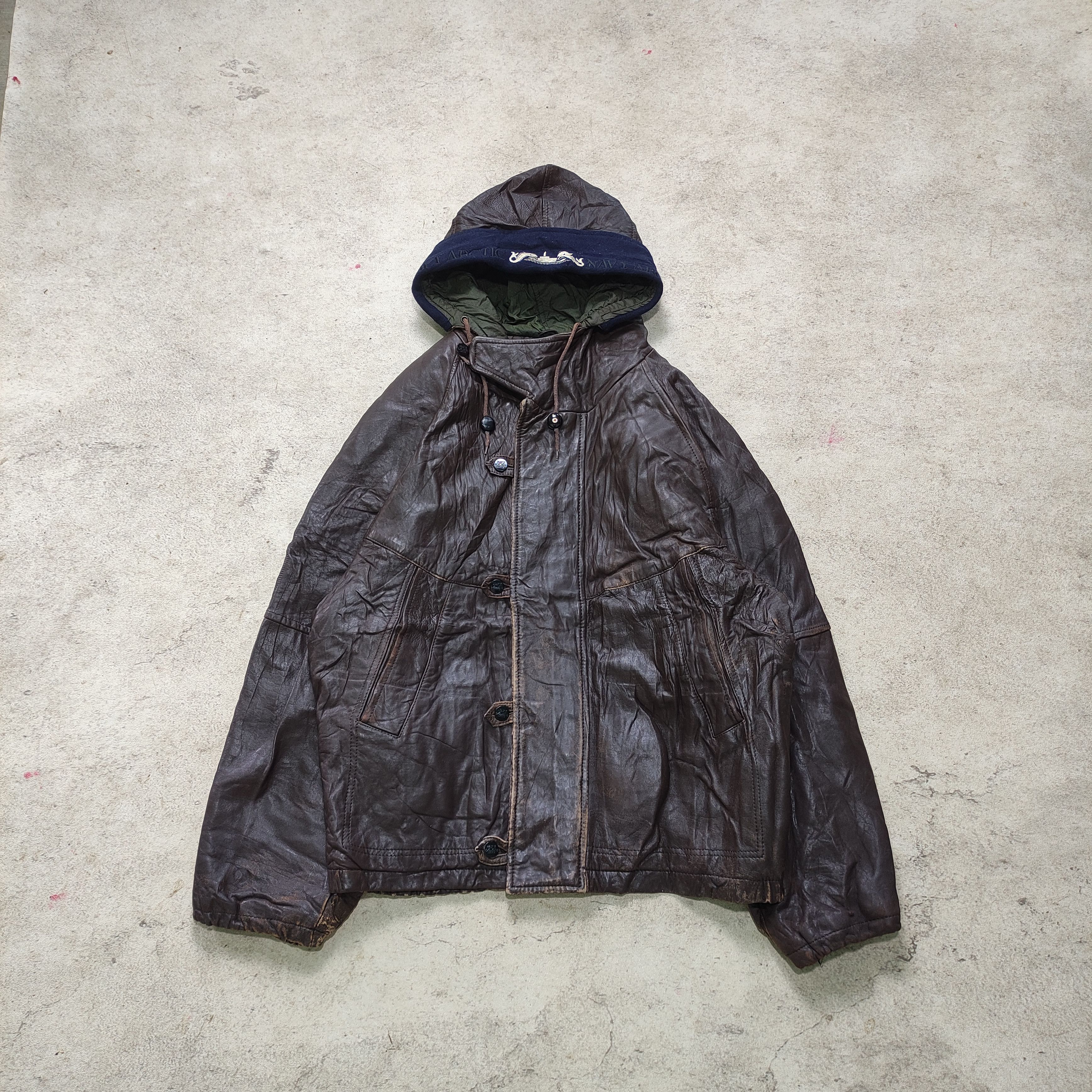 Boneville SOLD OUT!! Boneville Navy Arctic 80s Massimo Osti Jacket Size US L / EU 52-54 / 3 - 1 Thumbnail
