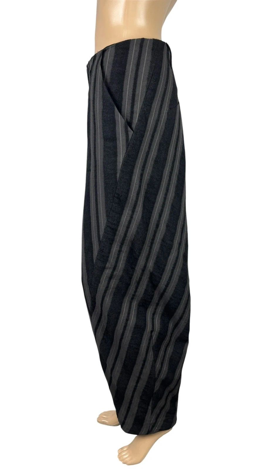 Other Lilith Baggy Pants Striped Wool Cotton size L Size 30" / US 8 / IT 44 - 4 Thumbnail