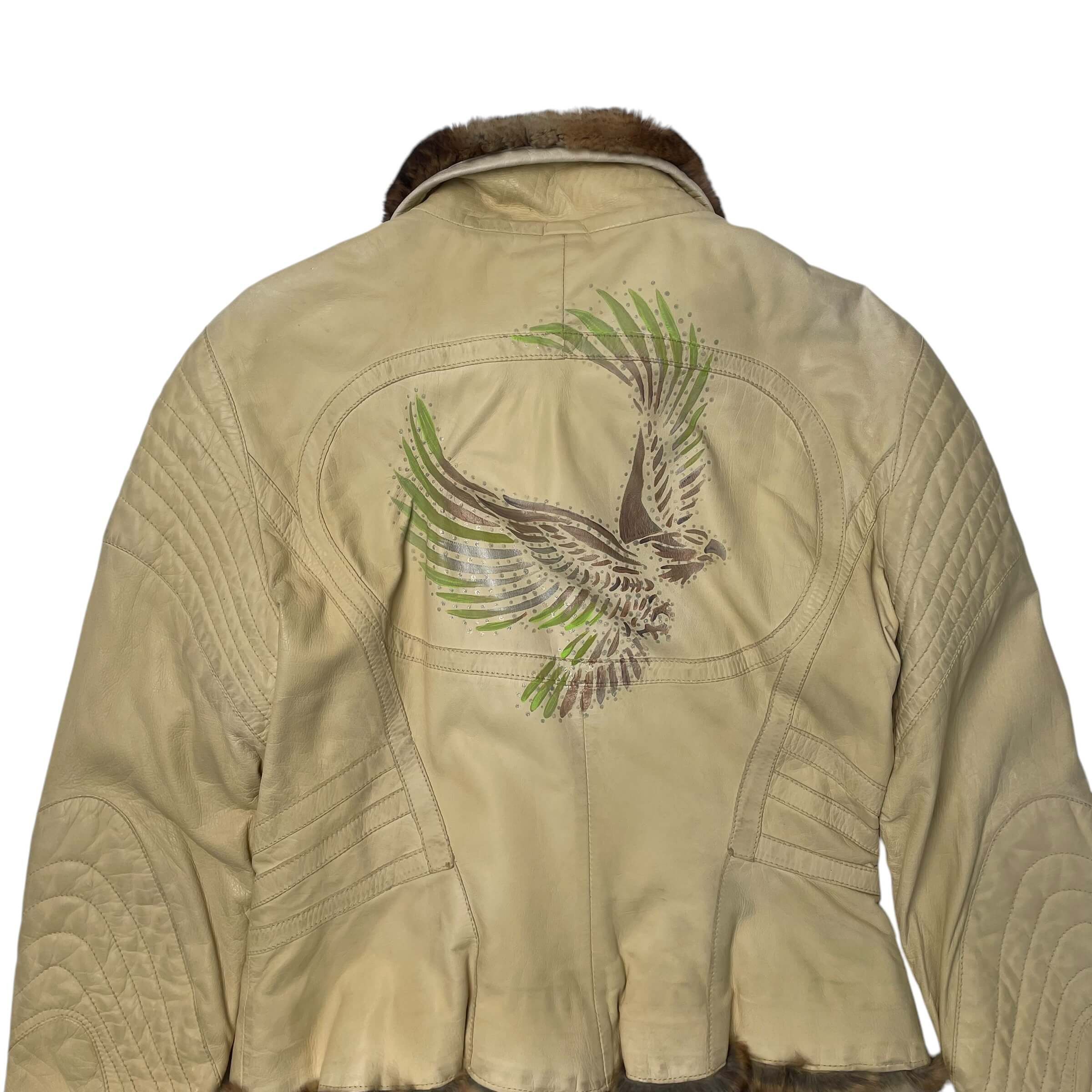 Roberto Cavalli Roberto cavalli eagle print leather&fur jk Size M / US 6-8 / IT 42-44 - 10 Thumbnail