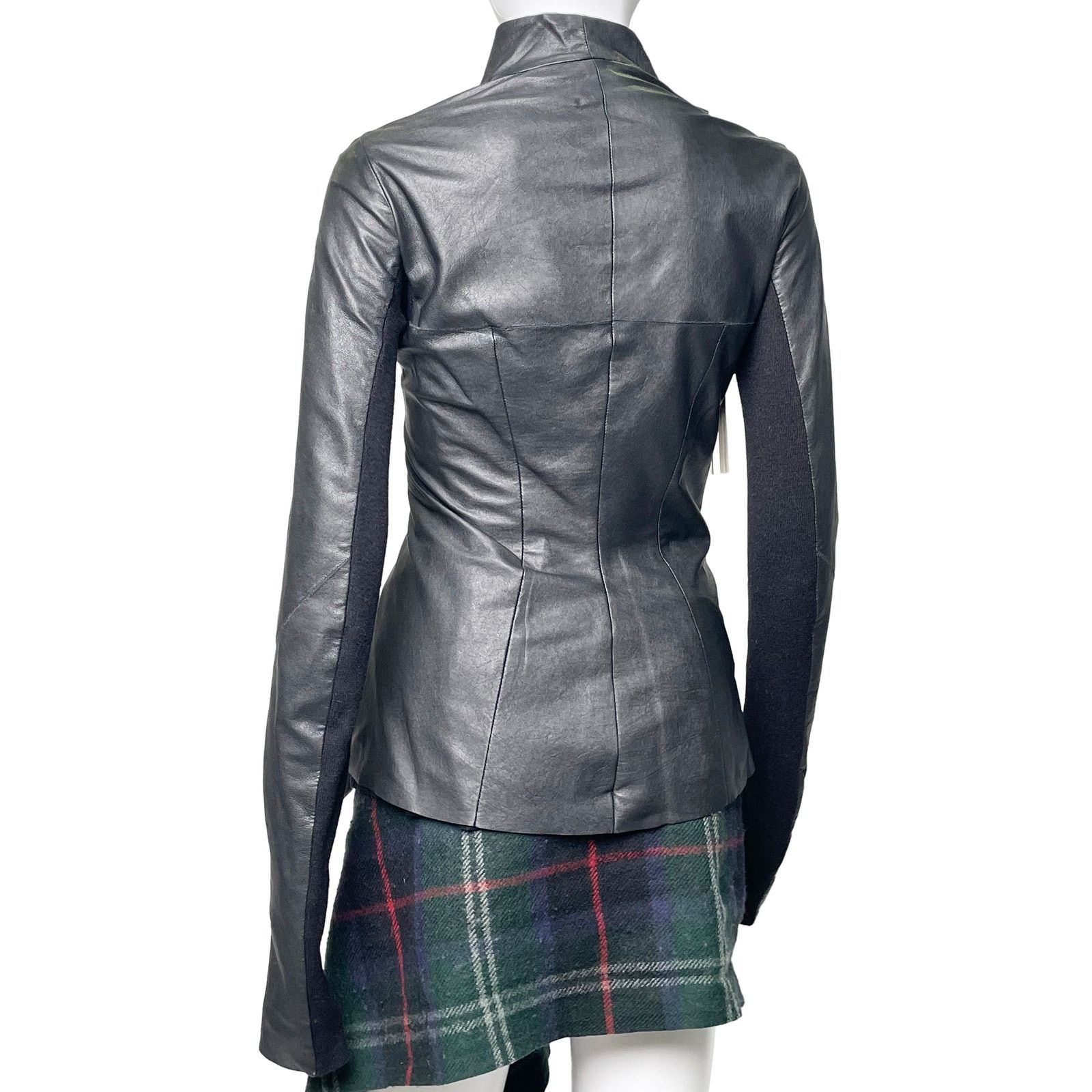Rick Owens Leather Shirt Size M / US 6-8 / IT 42-44 - 3 Thumbnail