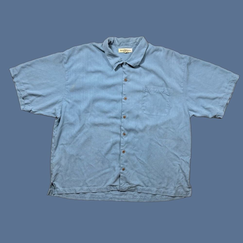 Tommy Bahama Tommy Bahama Button-Down Silk Mens 2XL Flamingo If Looks Could Grill Shirt Casual Beach Hawaiian Aloha Grill Mens Size US XXL / EU 58 / 5 - 1 Thumbnail