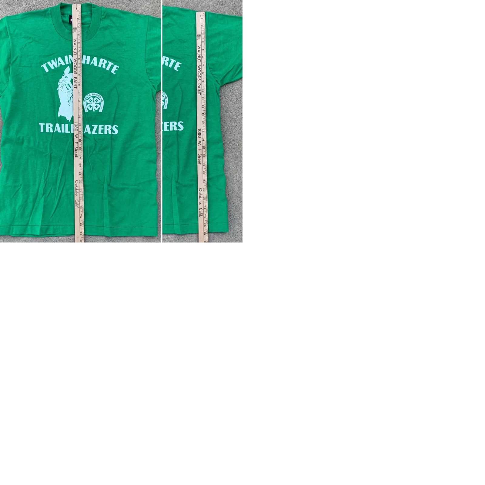Vintage VINTAGE Twain Harte Trailblazers 4-H horse program t-shirt single stitch size L Shirt Unisex Adults Green 80s 90s Logo Screen Stars Best Size US L / EU 52-54 / 3 - 9 Thumbnail
