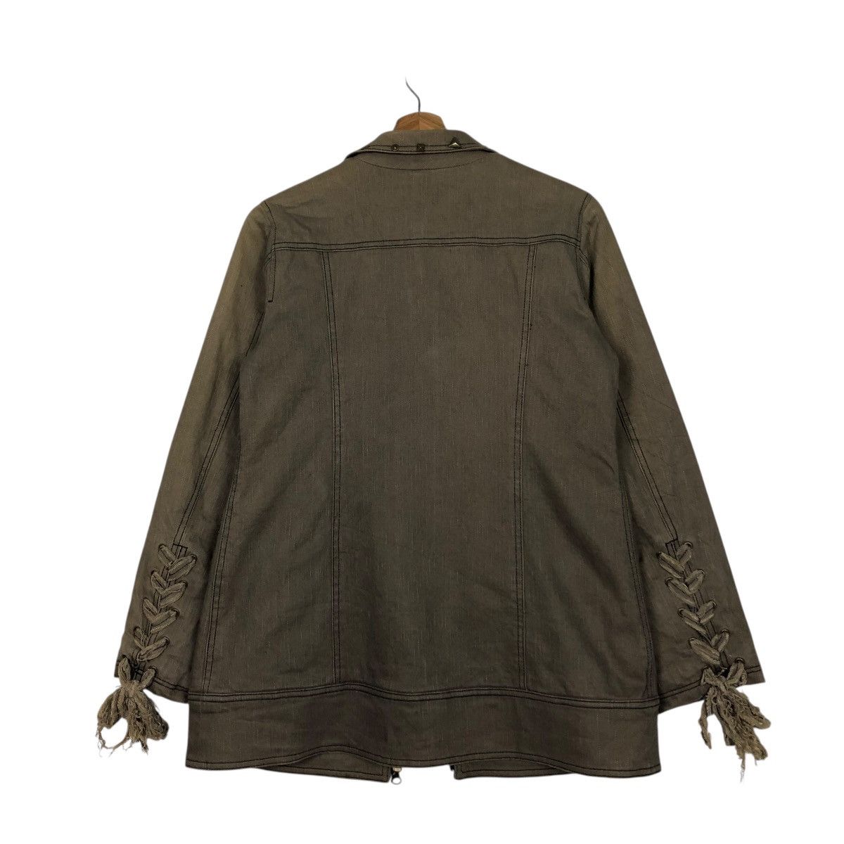Japanese Brand 🔥CHORE BIKER JACKET ZIPPER ALGONQUINS HYSTERIC GLAMOUR Size US S / EU 44-46 / 1 - 11 Thumbnail