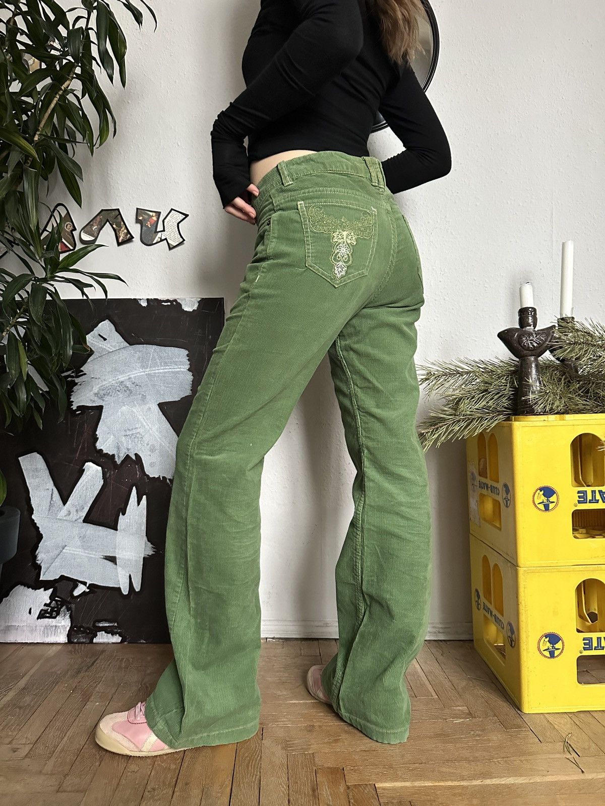 20471120 × If Six Was Nine × Seditionaries Funky Corduroy Wide Leg Bootcut Pants Style Embroided pocket Size 30" / US 8 / IT 44 - 5 Thumbnail