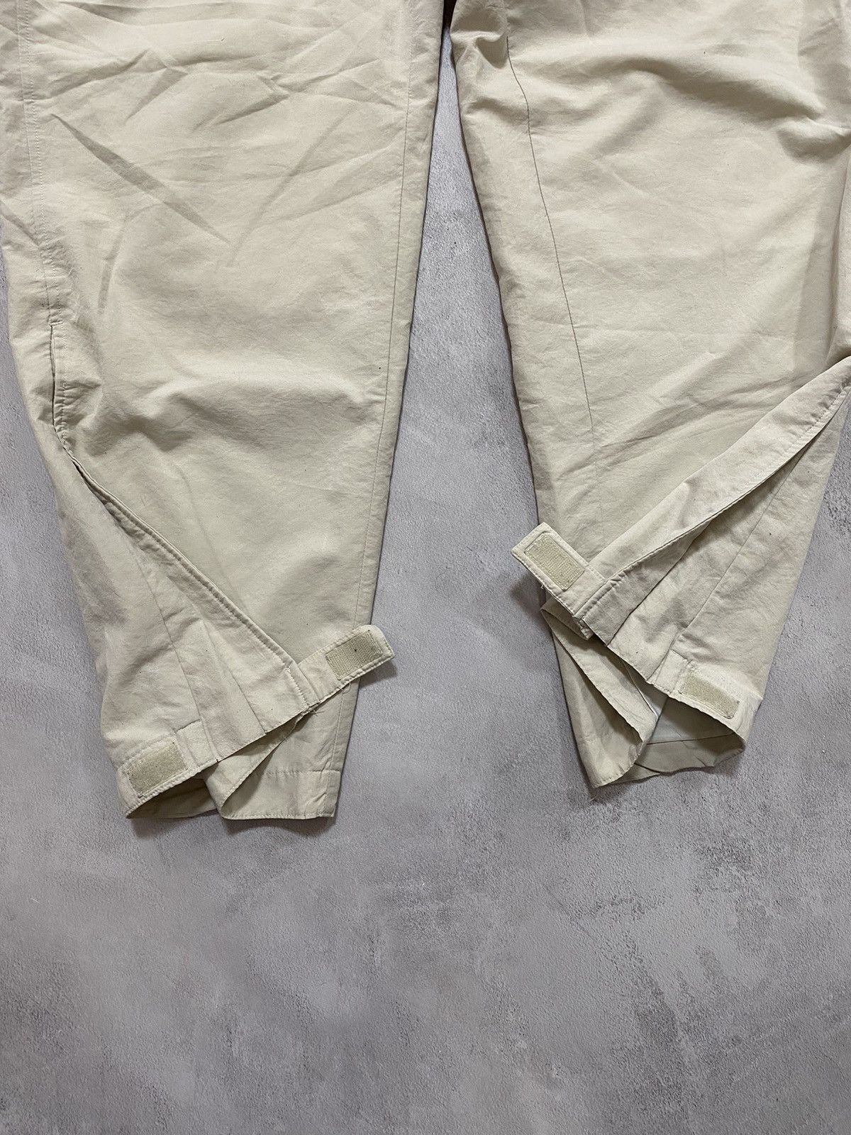 Nike × Vintage Vintage Track Pants Nike Cream Swoosh Baggy Size M Size US 36 / EU 52 - 6 Thumbnail