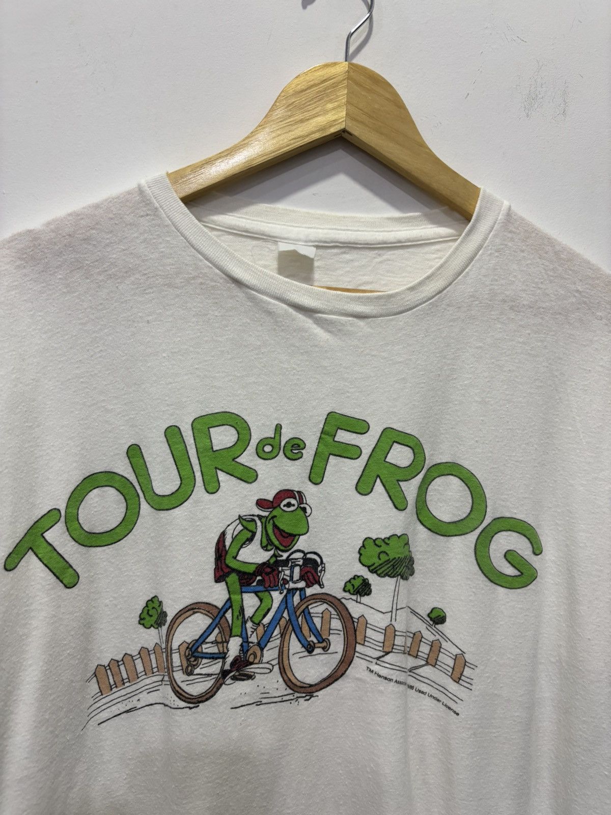 Vintage Vintage Tour De Frog Tshirt Size US XL / EU 56 / 4 - 2 Thumbnail