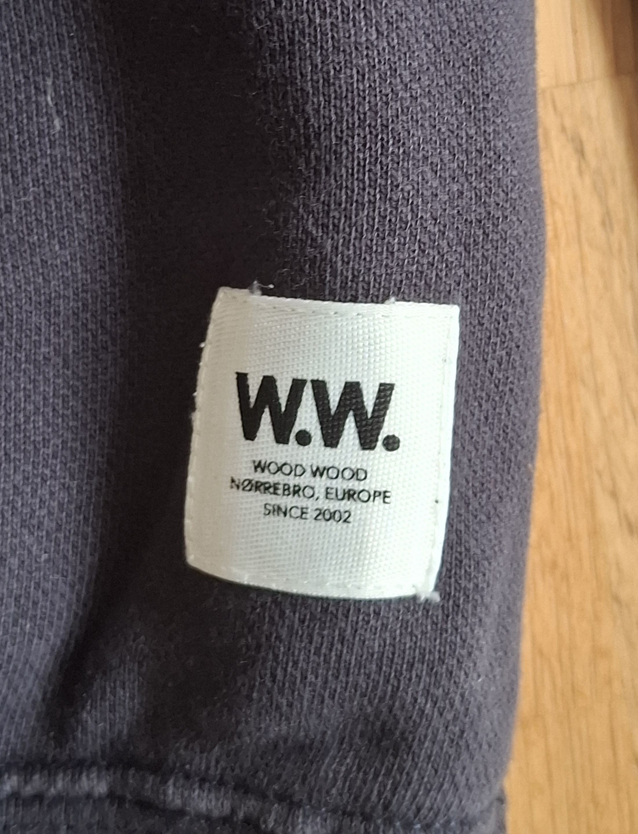 Wood Wood Navy blue zip turtleneck sweatshirt Size US L / EU 52-54 / 3 - 5 Thumbnail