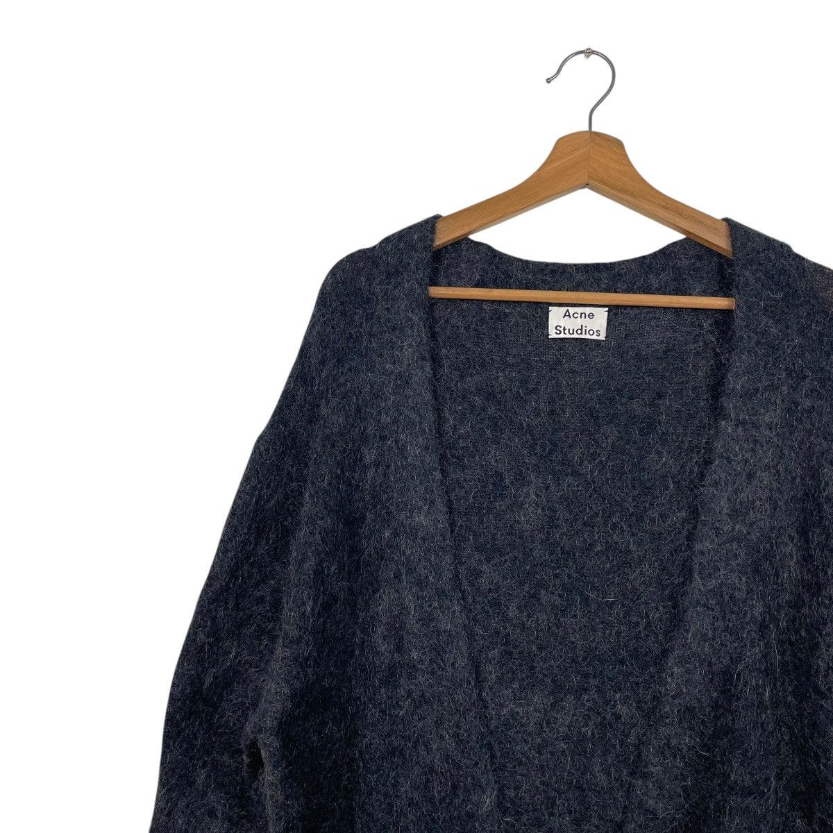 Acne Studios Acne Studios Raya Mohair Buttonless Long Cardigan Size S / US 4 / IT 40 - 7 Thumbnail