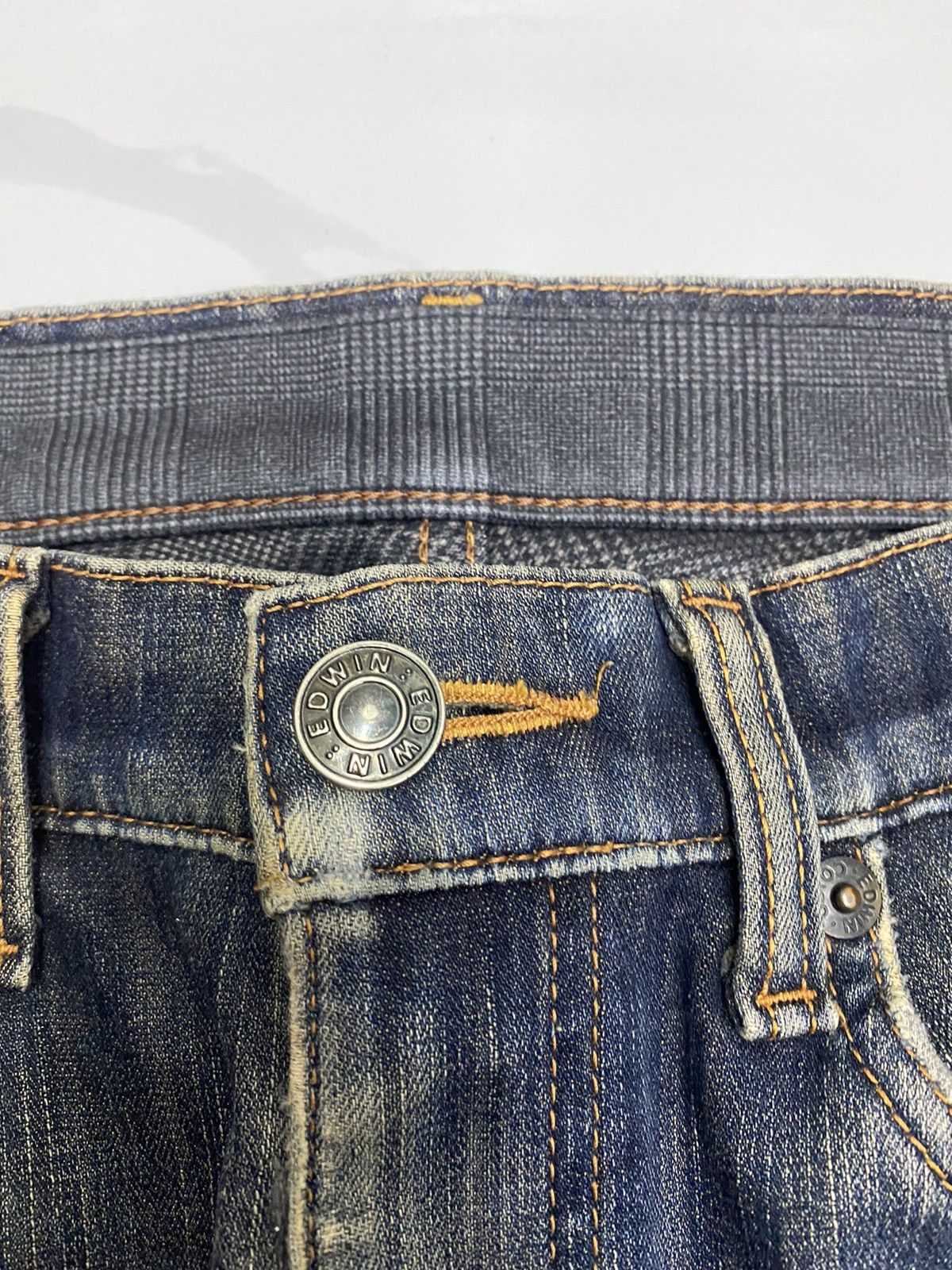 14th Addiction 🔥EDWIN WILD FIRE THRASHED DISTRESSED DENIM JEANS Size US 29 - 13 Thumbnail