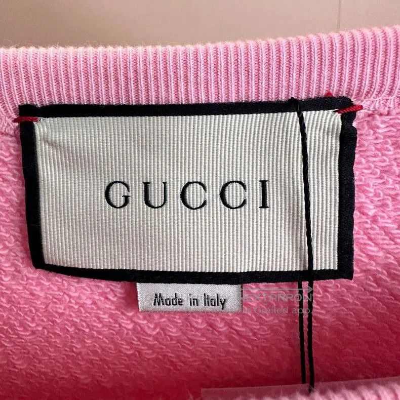Gucci Gucci Pink Pig Print Crewneck Sweatshirt . Size US M / EU 48-50 / 2 - 3 Thumbnail