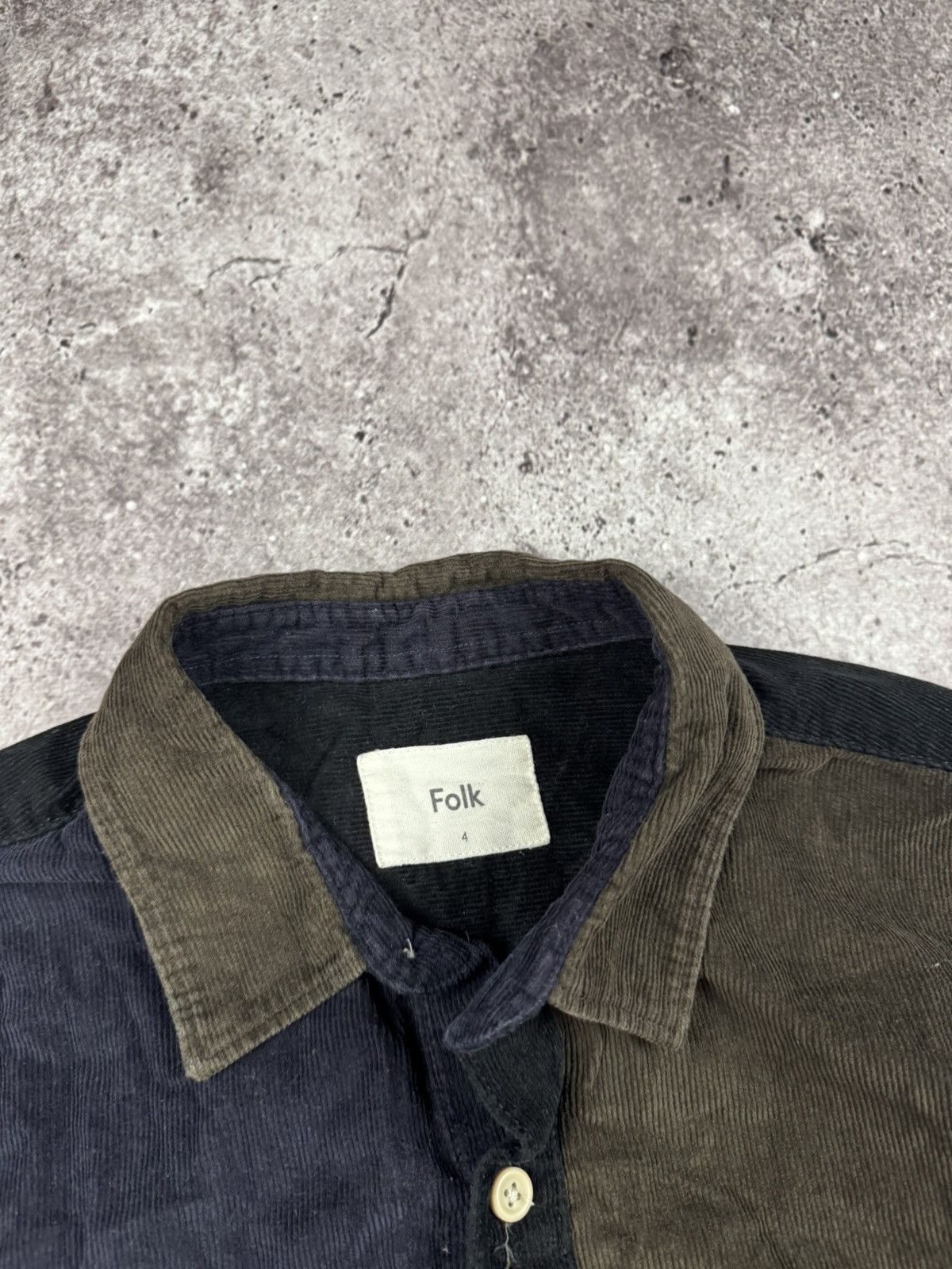 Flannel Vintage Folk corduroy flannel brown pocket over shirt Size US L / EU 52-54 / 3 - 5 Thumbnail