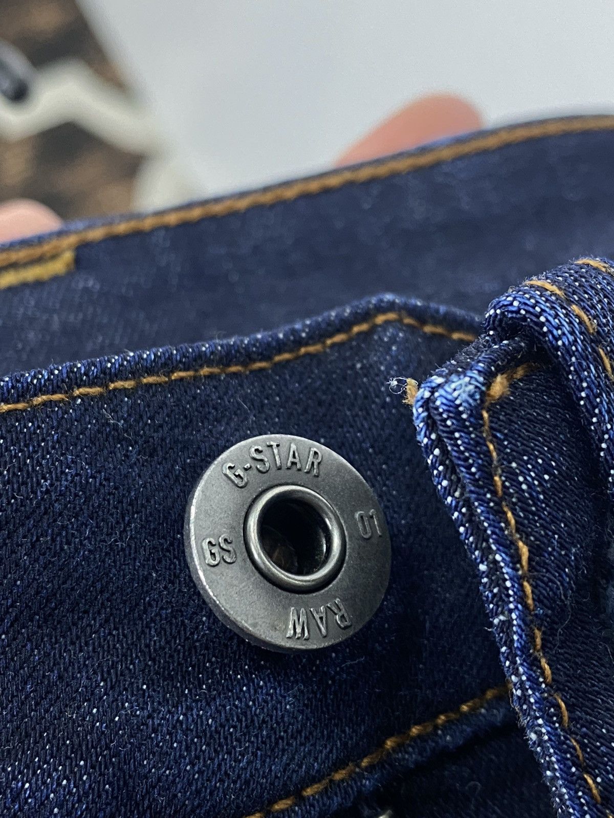 G-Star G-Star Raw Dark Blue Jeans Size US 34 / EU 50 - 17 Thumbnail