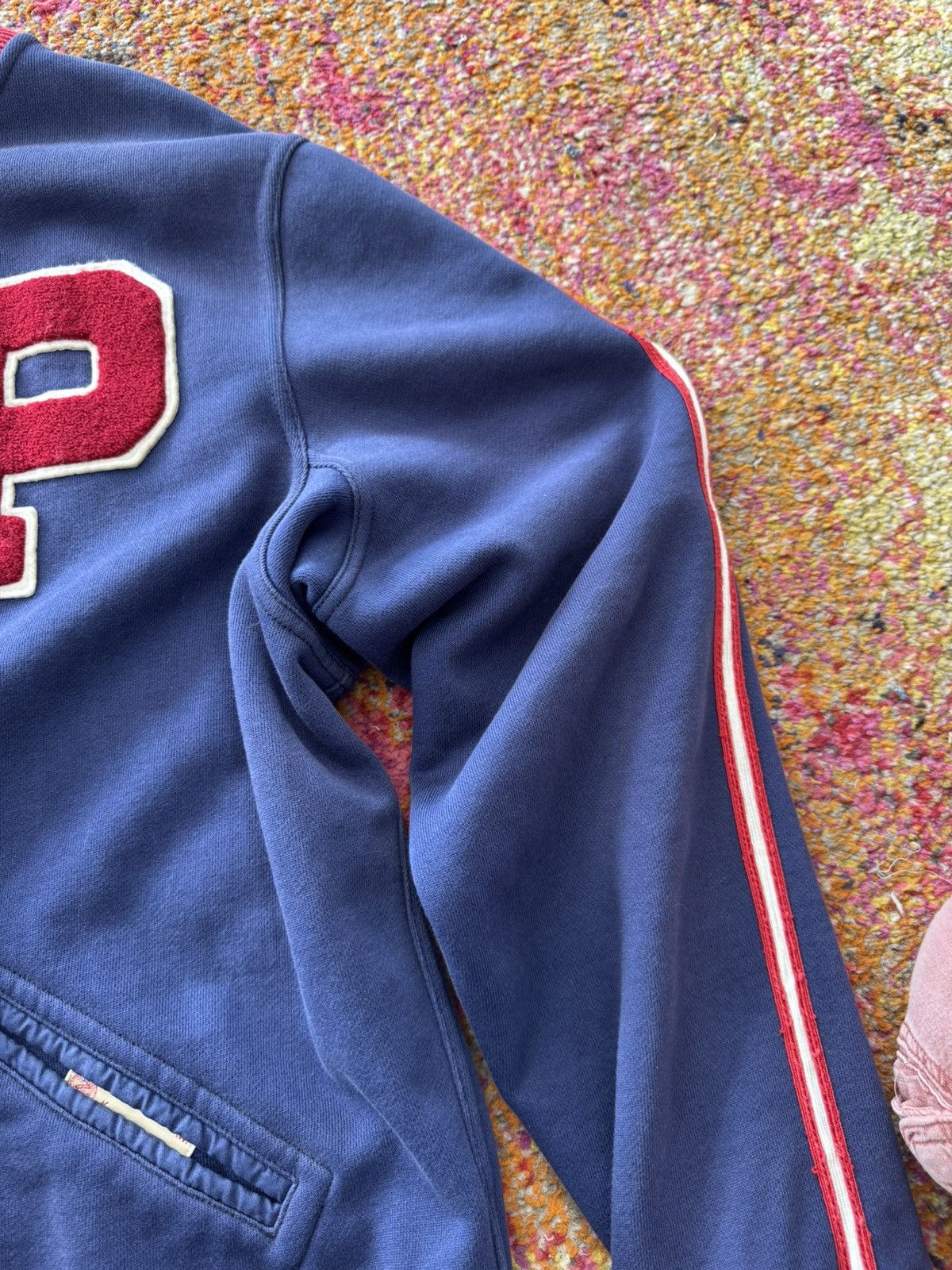 Designer × Polo Ralph Lauren × Vintage POLO RALPH LAUREN FOOTBALL RARE VARSITY JACKET Size US XL / EU 56 / 4 - 10 Thumbnail