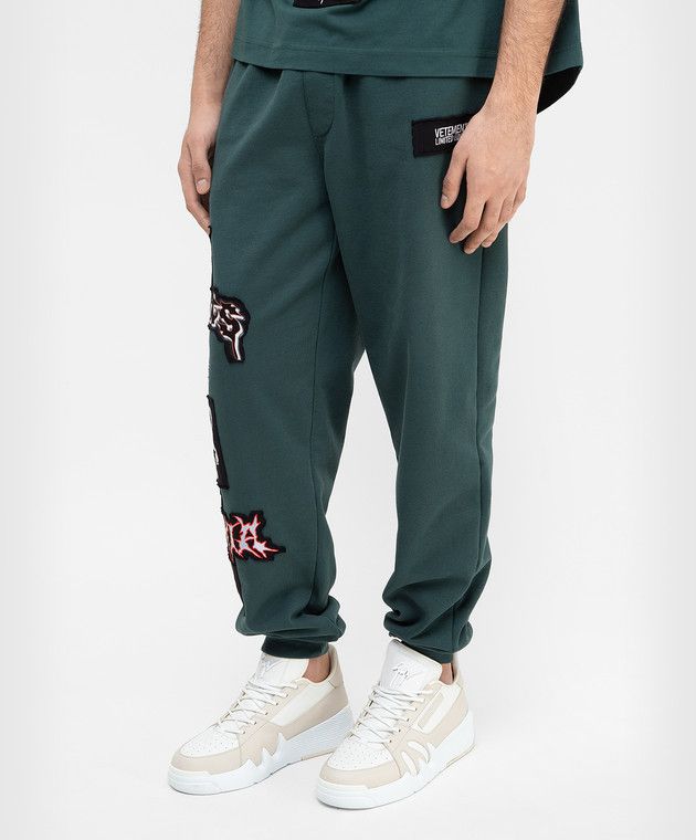 Vetements o1y0924 Sweatpant in Dark Green Size US 32 / EU 48 - 3 Thumbnail