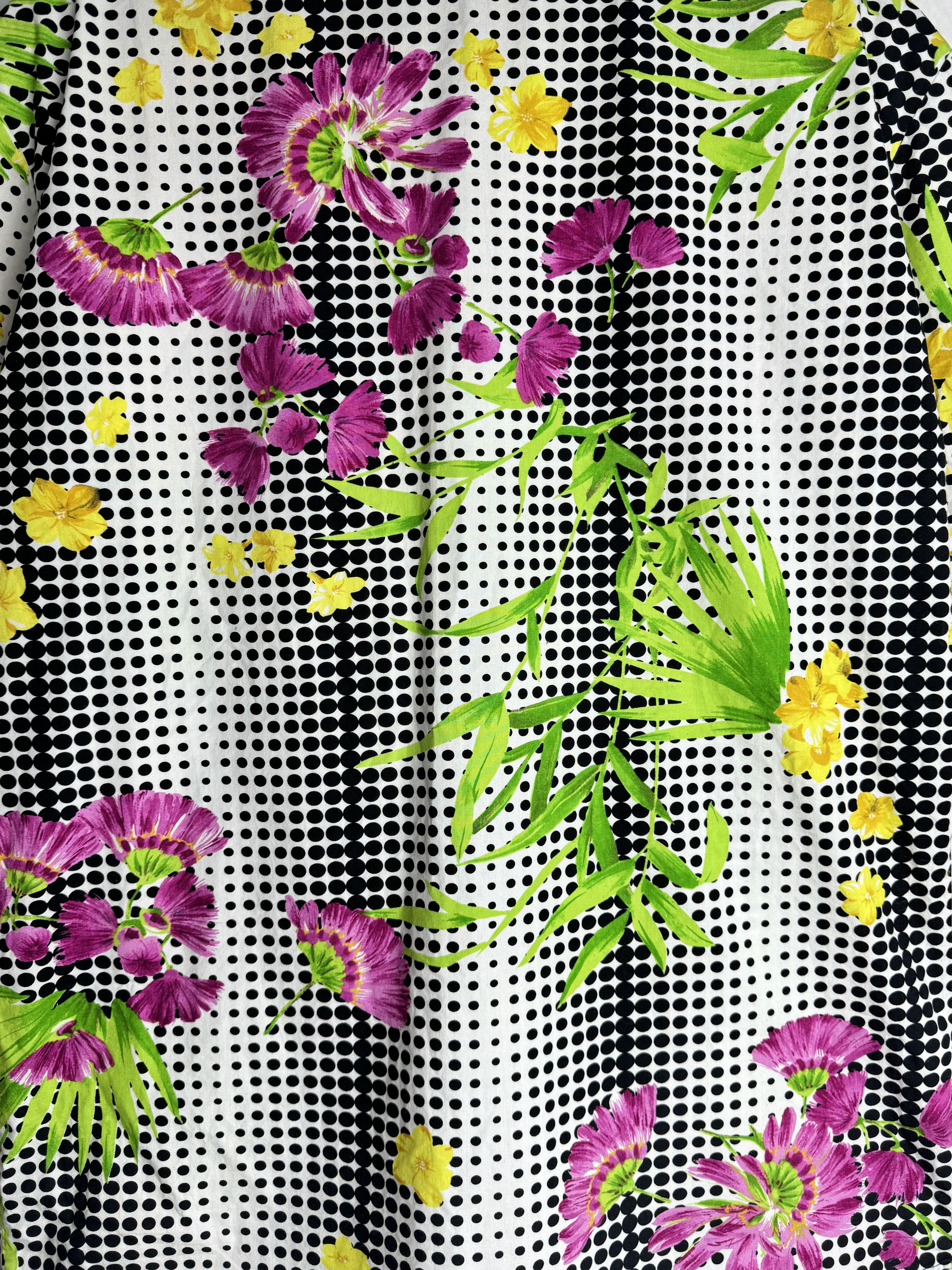 Versace Jeans Couture VERSACE JEANS COUTURE vintage men’s floral polka dot shirt Size US M / EU 48-50 / 2 - 16 Thumbnail