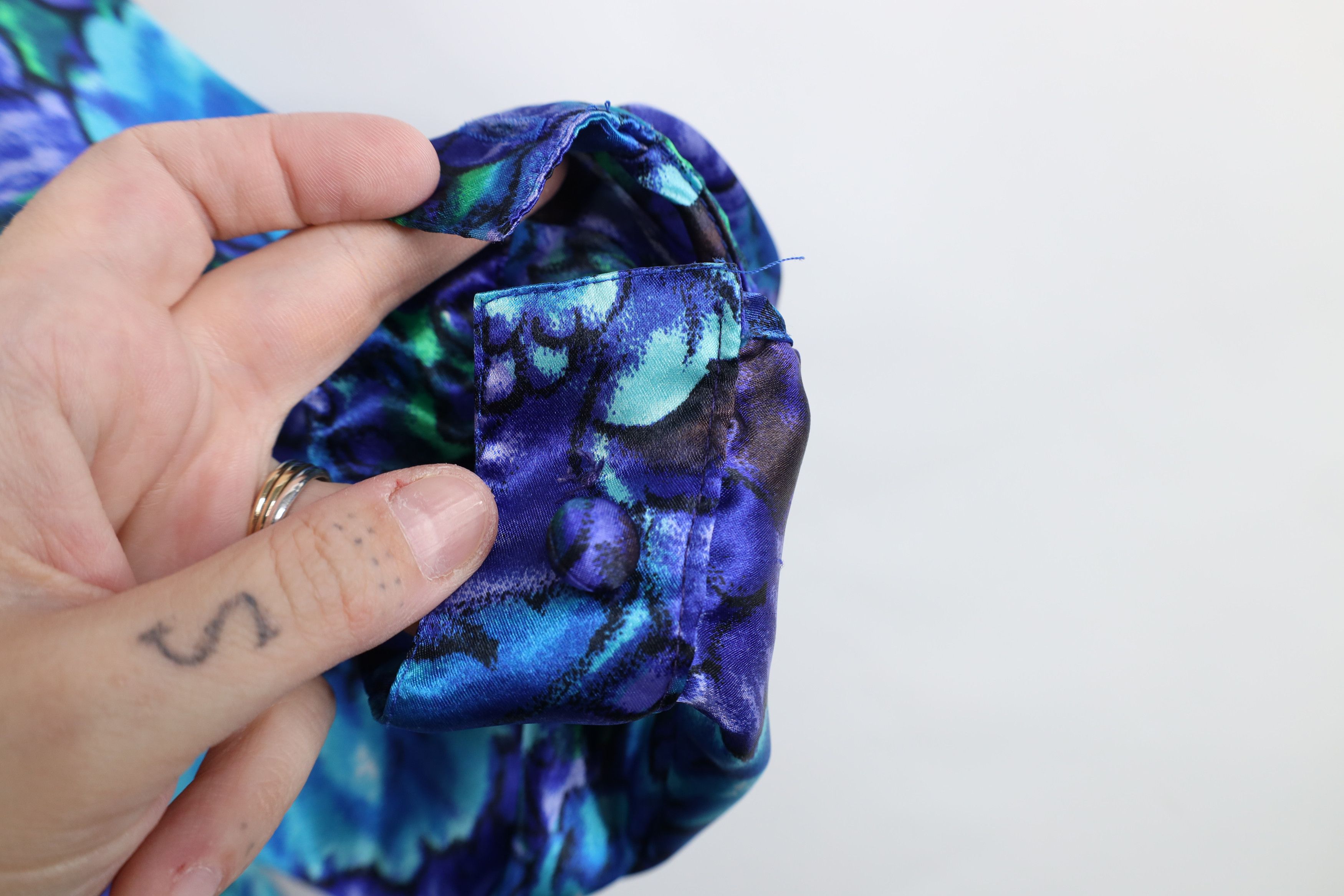Vintage Vintage 80s 90s Streetwear Flower Blazer Shirt Jacket USA Size XL / US 12-14 / IT 48-50 - 6 Thumbnail