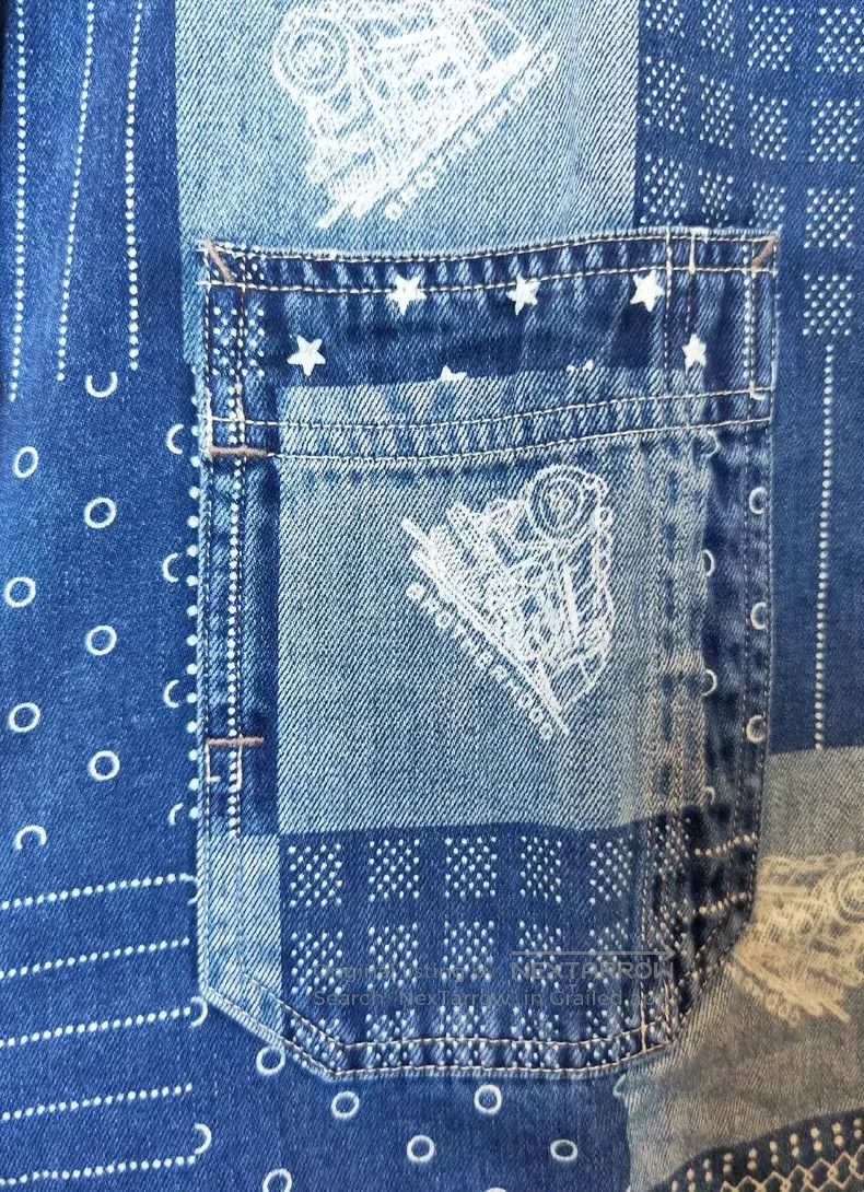 RRL Ralph Lauren RRL Ralph Lauren Blue dyed Baijiabu shirt Size US M / EU 48-50 / 2 - 7 Thumbnail