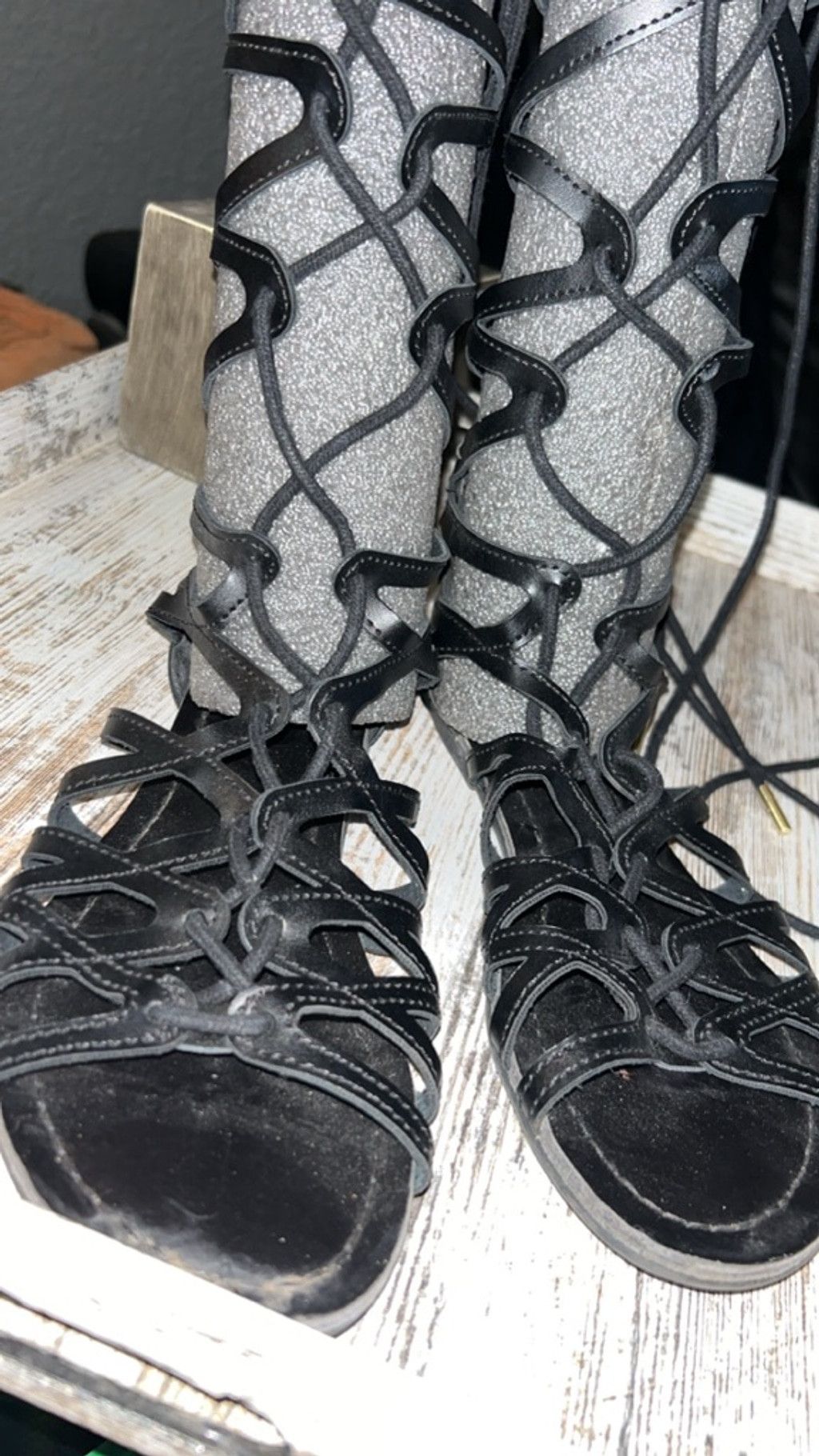 The Unbranded Brand Women's Black Gladiator Sandals Size 6 Size US 6 / IT 36 - 1 Thumbnail