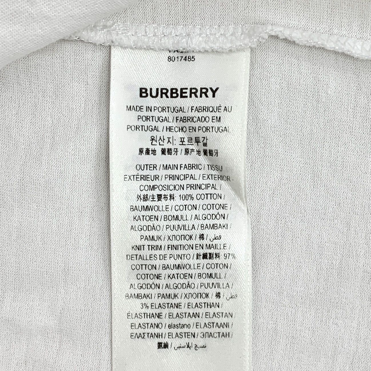 Burberry Burberry White TB Logo Cotton Crew Neck T-Shirt K26WX Size US S / EU 44-46 / 1 - 6 Thumbnail