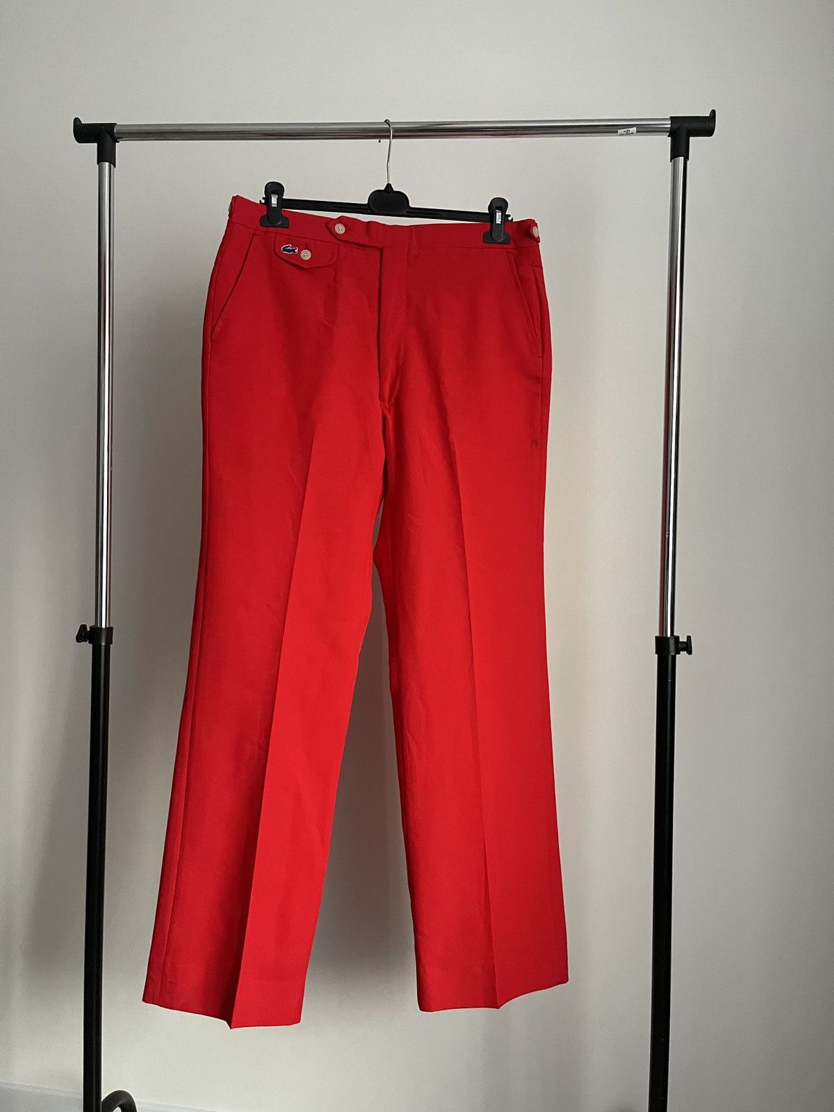 Lacoste Lacoste izod vintage classic men's red pants trousers Size 42R - 1 Thumbnail