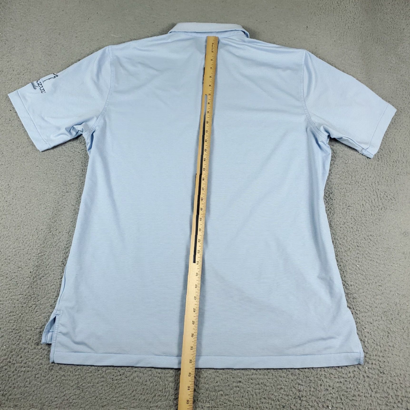Peter Millar Peter Millar Polo Shirt Mens XL Blue Striped Short Sleeve Activewear Size US XL / EU 56 / 4 - 6 Thumbnail