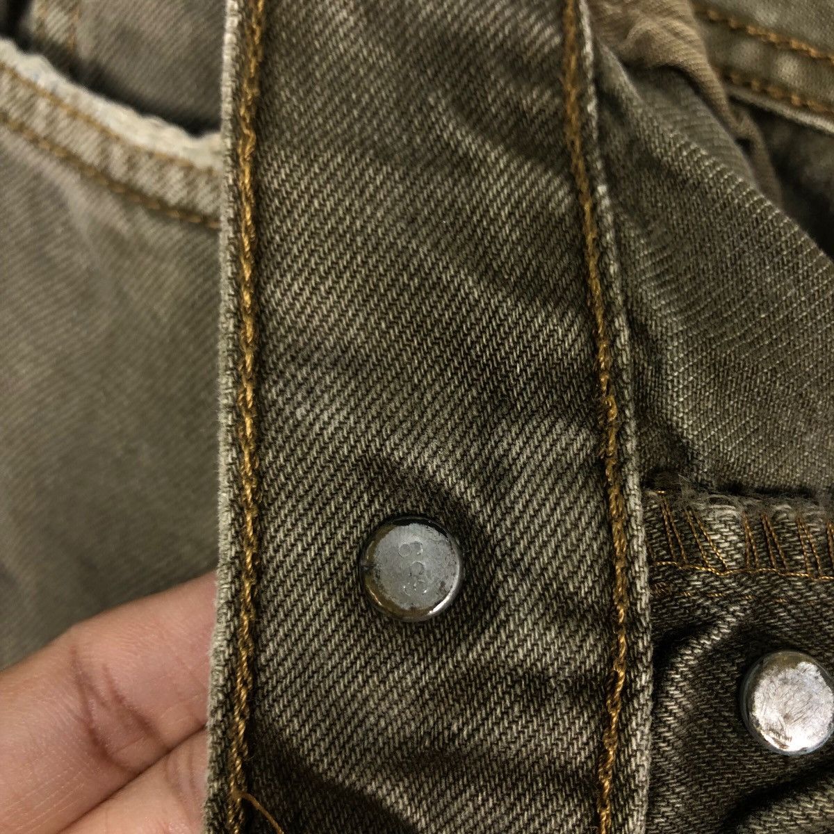 Levi's 🔥VINTAGE DENIM JEANS LEVI’S BIKER WEAR DISTRESSED Size US 30 / EU 46 - 19 Thumbnail