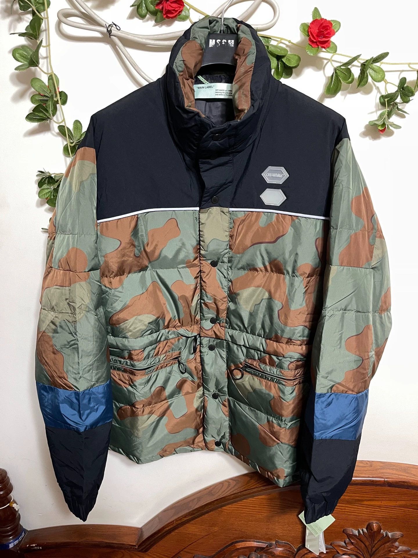 Off-White Off-White Camo Panel Oversized Down Jacket Size US M / EU 48-50 / 2 - 3 Thumbnail