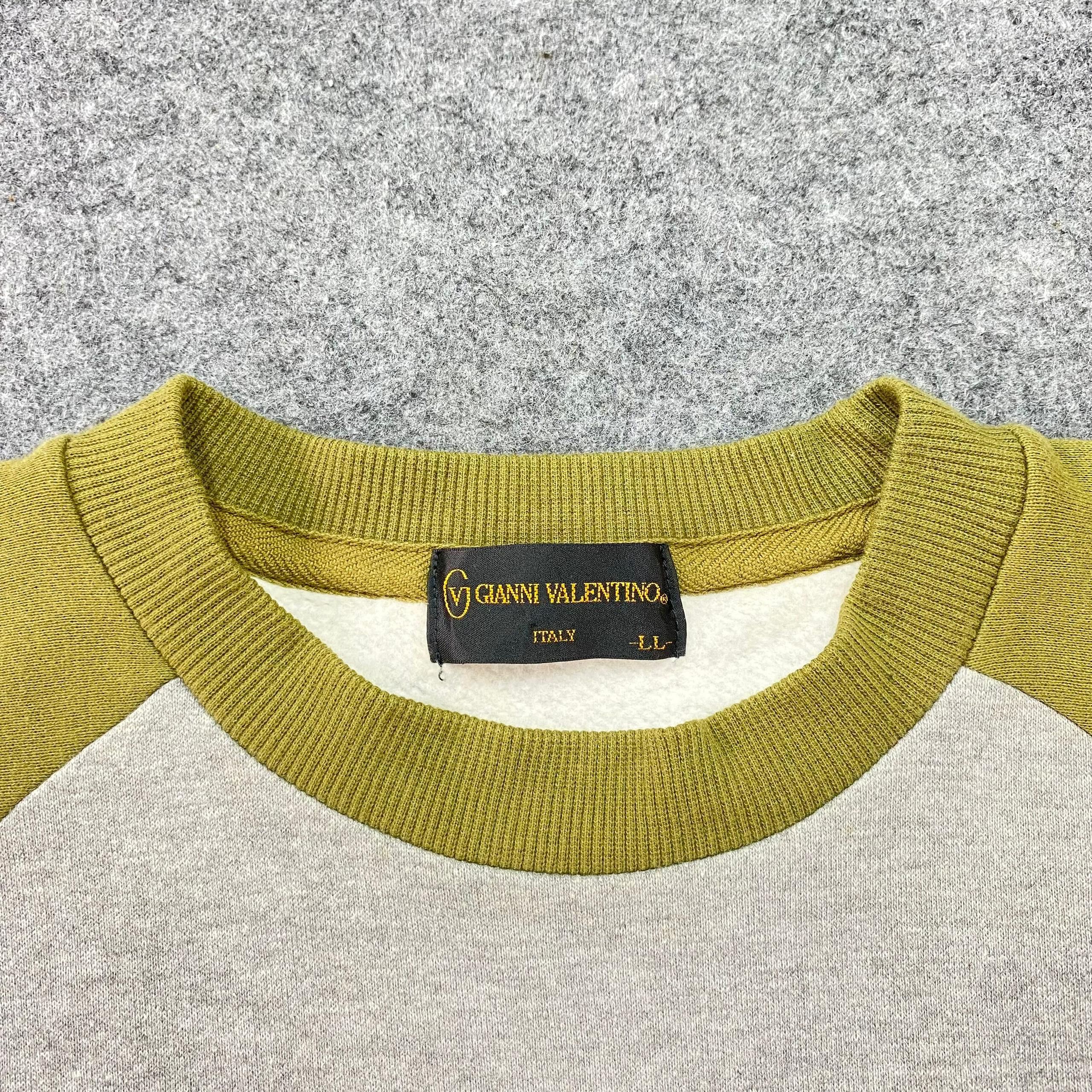 Gianni Valentino Vintage Gianni Valentino Popaye Olive Long Sleeve Shirt Size US L / EU 52-54 / 3 - 7 Thumbnail